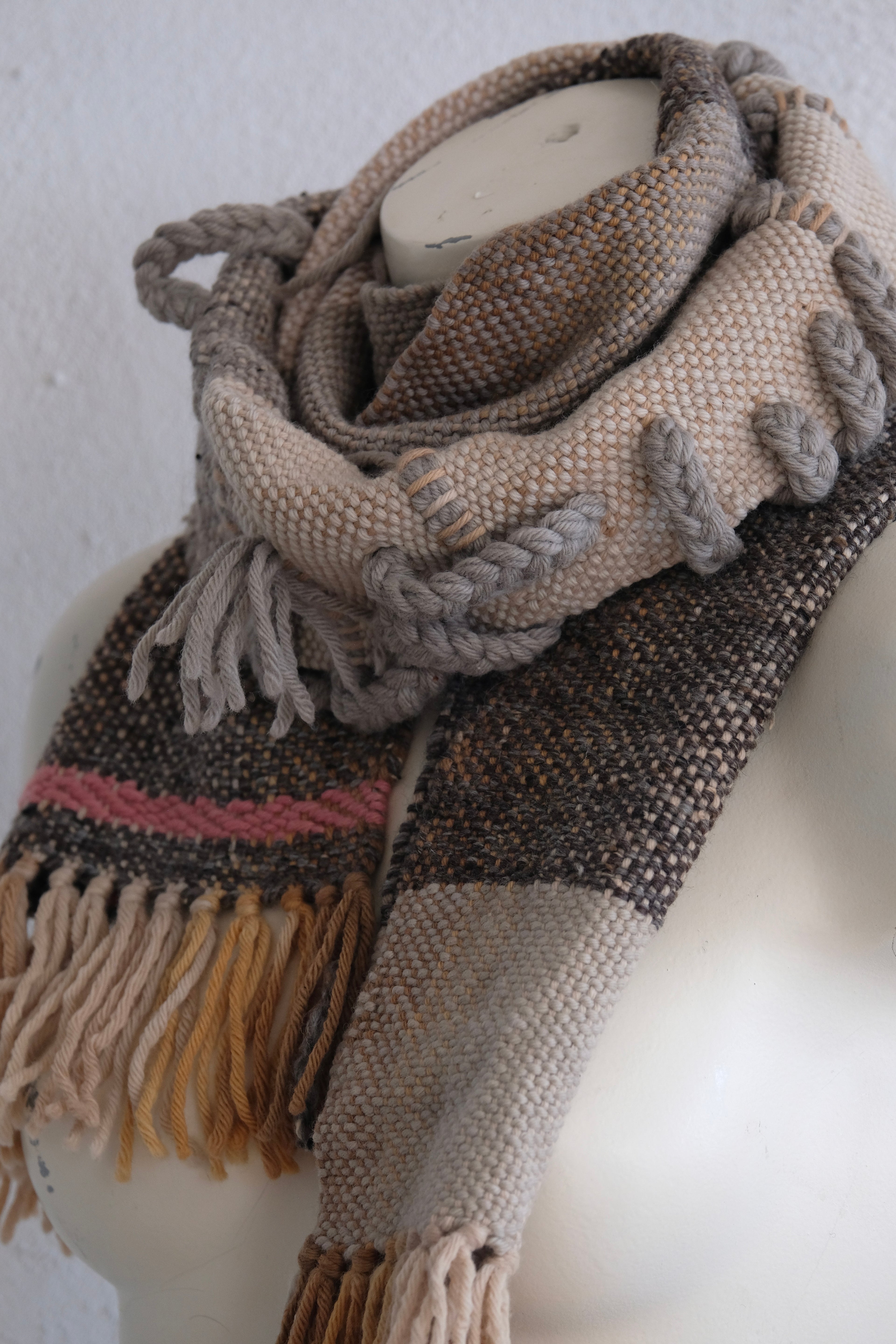 Merino Braid Scarf : 2