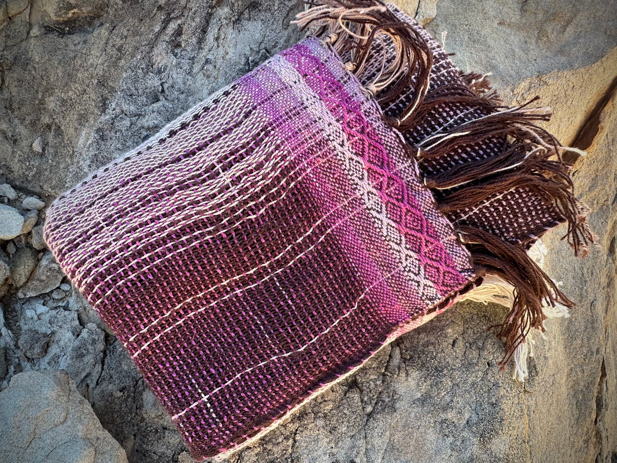 Cochineal Etherial Scarf