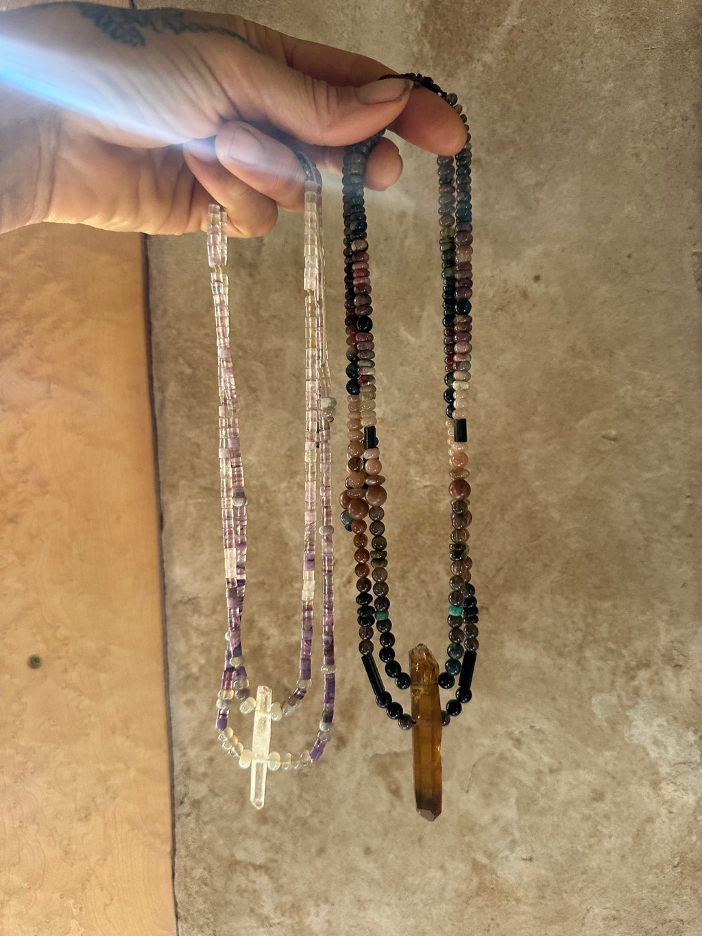 Two necklaces for Anne-Marie