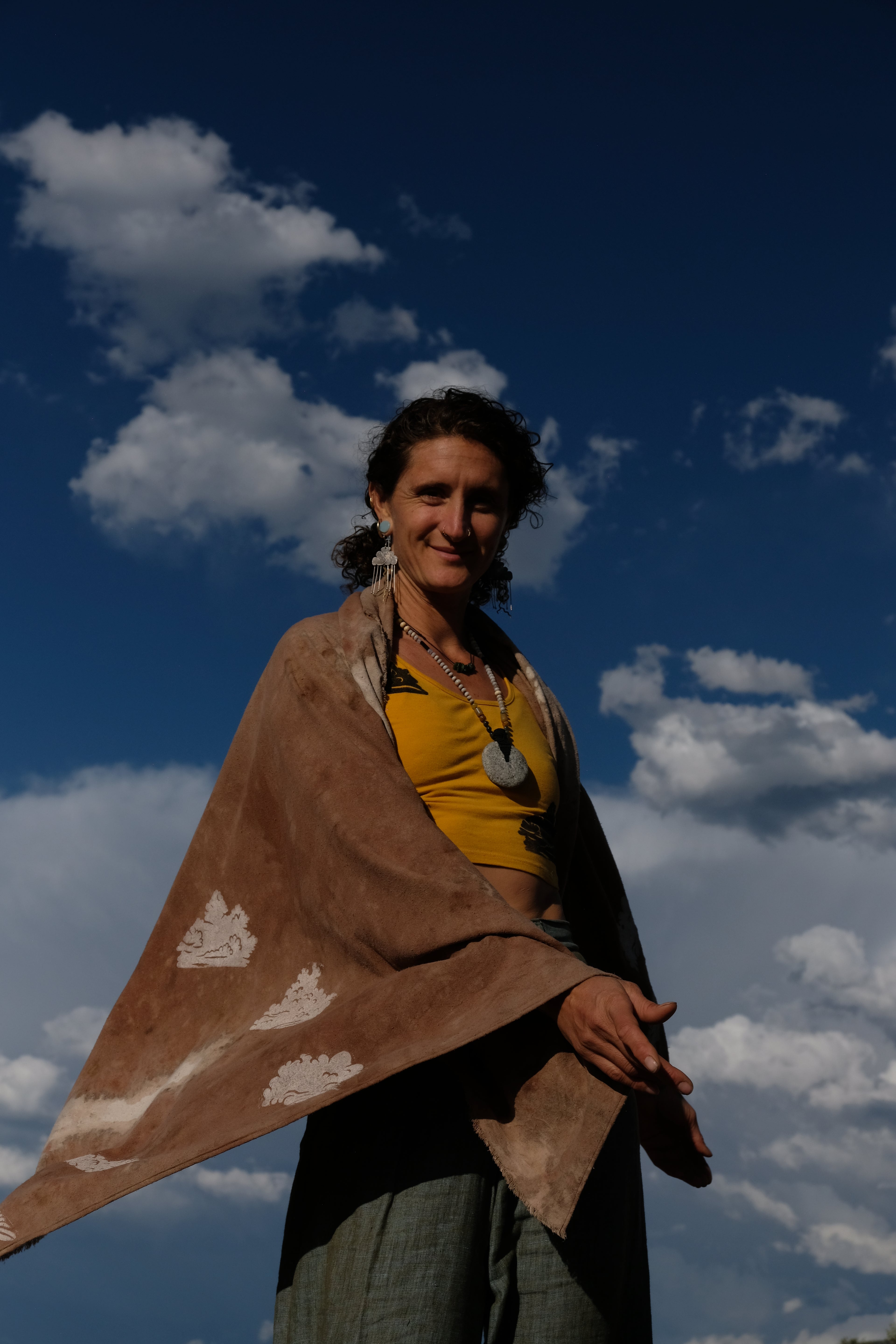 Black Walnut Monsoon Shawl