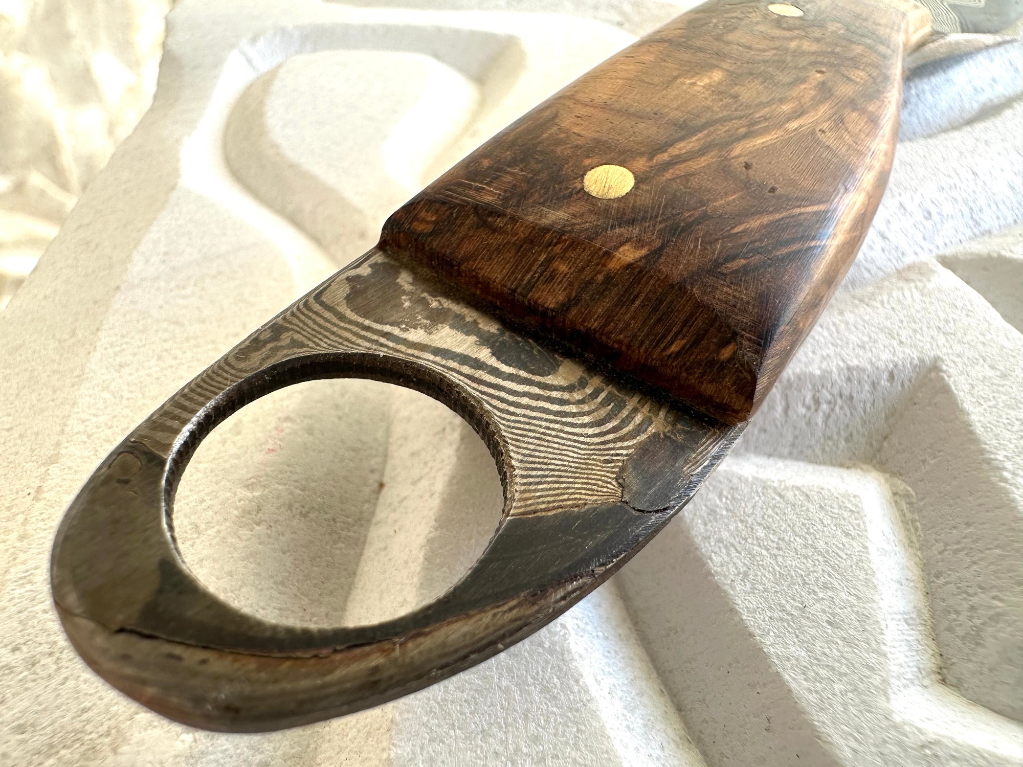 Damascus Knife & Sheath