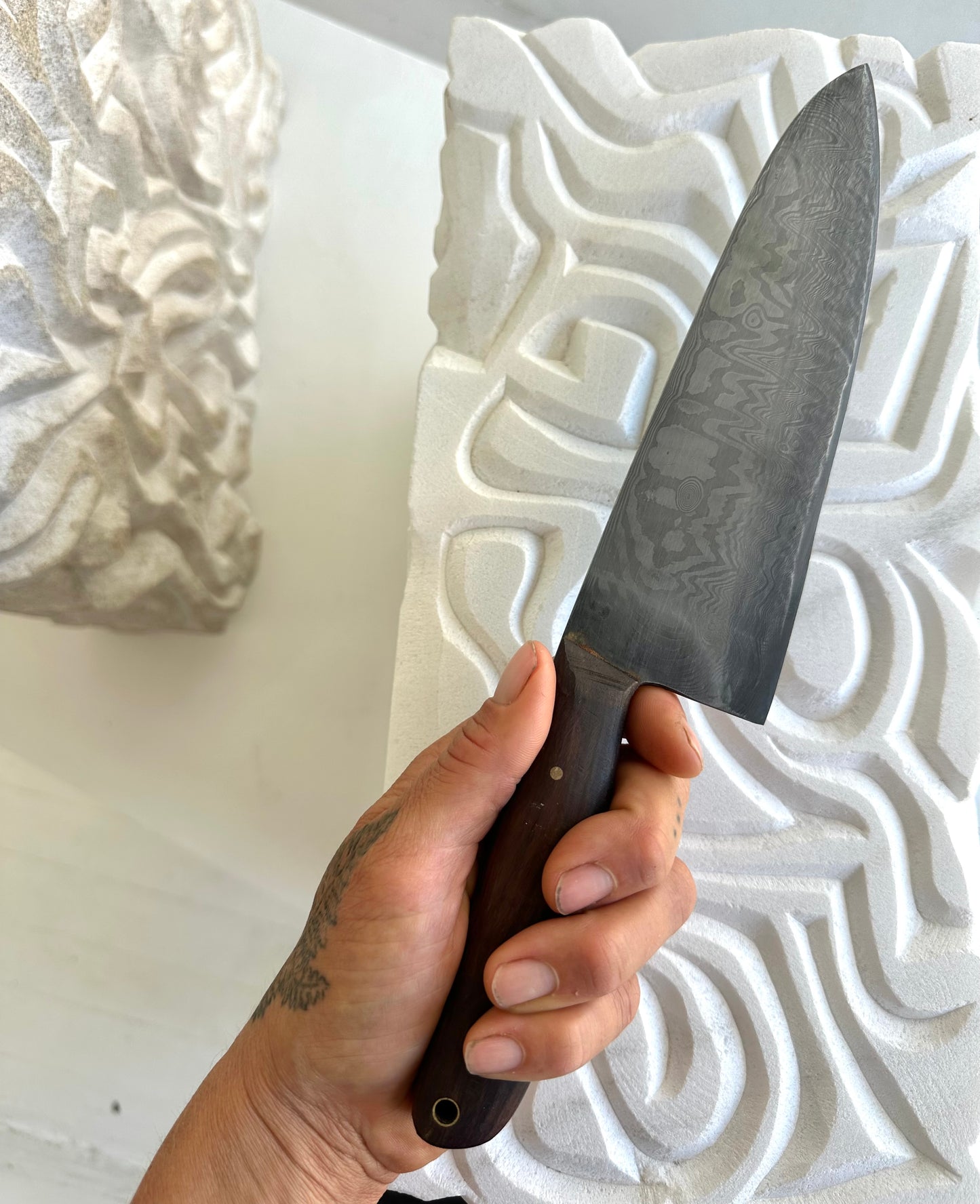 Damascus Kitchen Knife