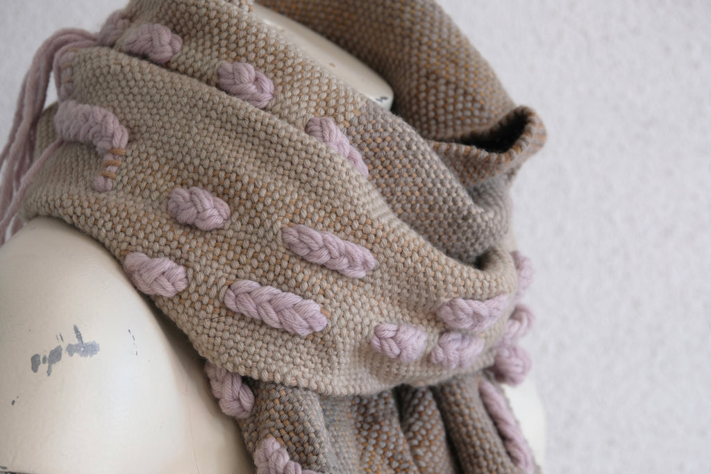 Merino Braid Scarf : 1