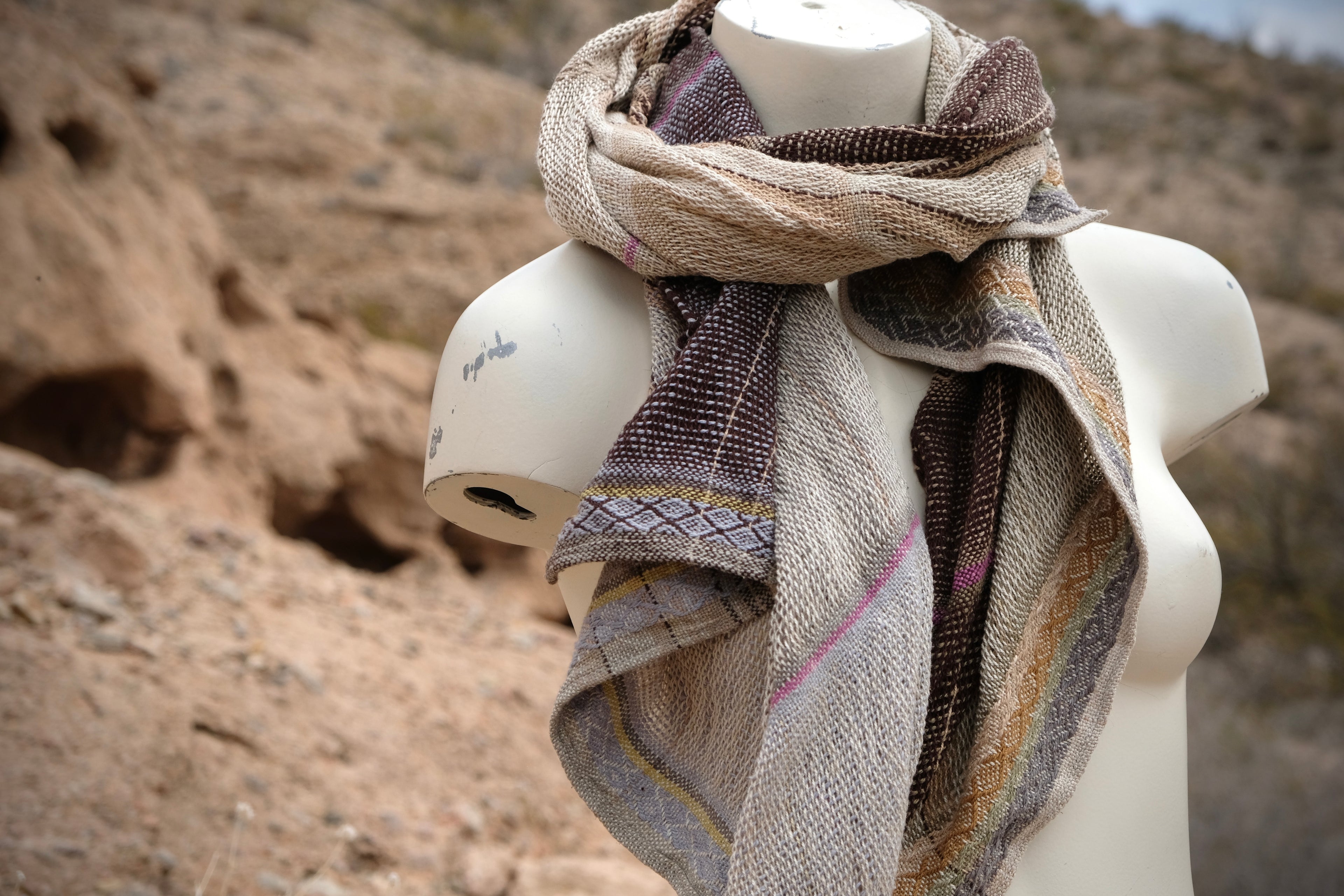 Etherial Scarf - Winter in the Desert