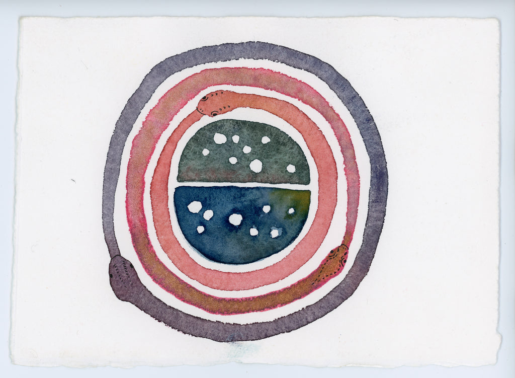 Studies - a hand bound book of watercolors