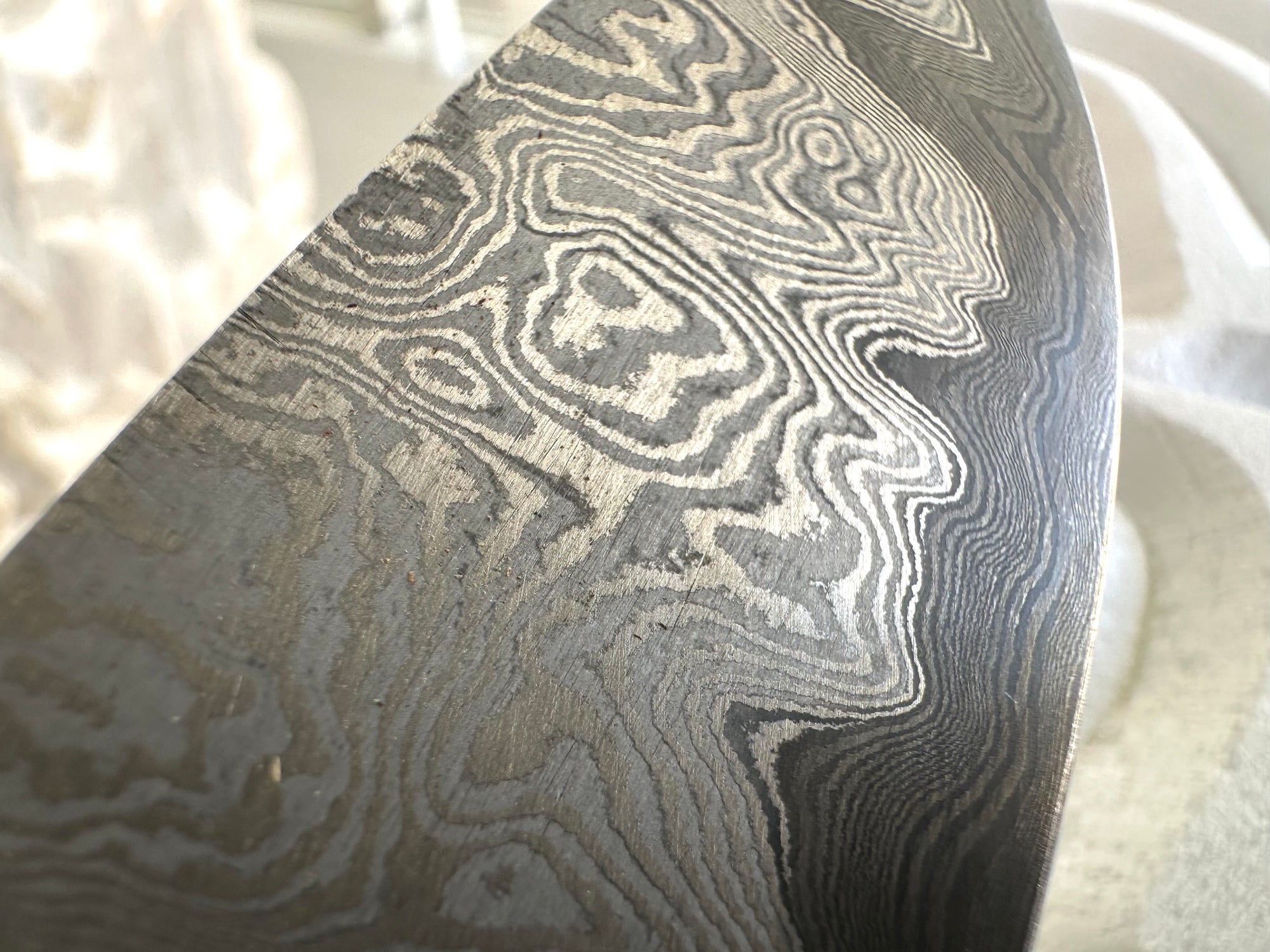 Damascus Knife & Sheath