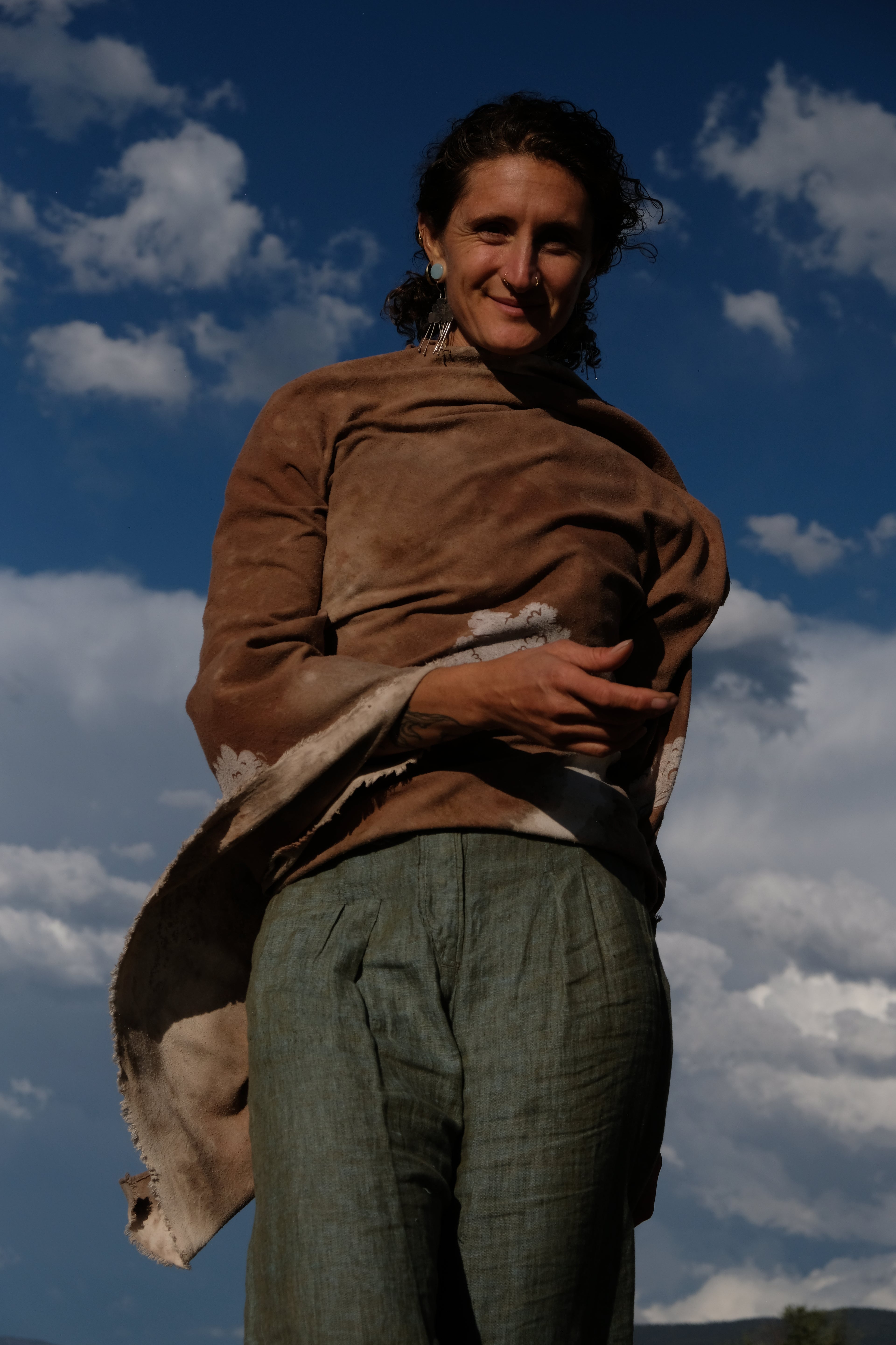 Black Walnut Monsoon Shawl