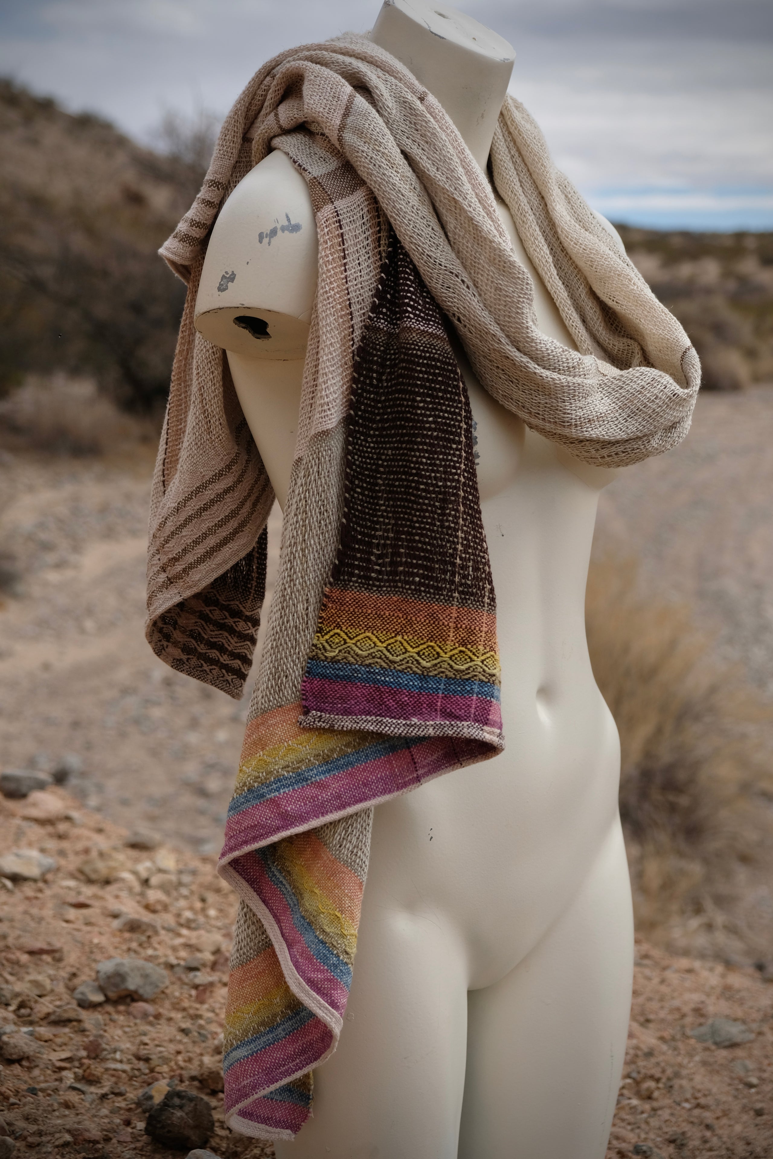 Ethereal Scarf - Earth Rainbow