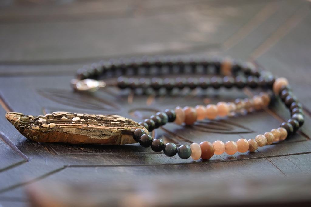 Mokume & Stone Adornment