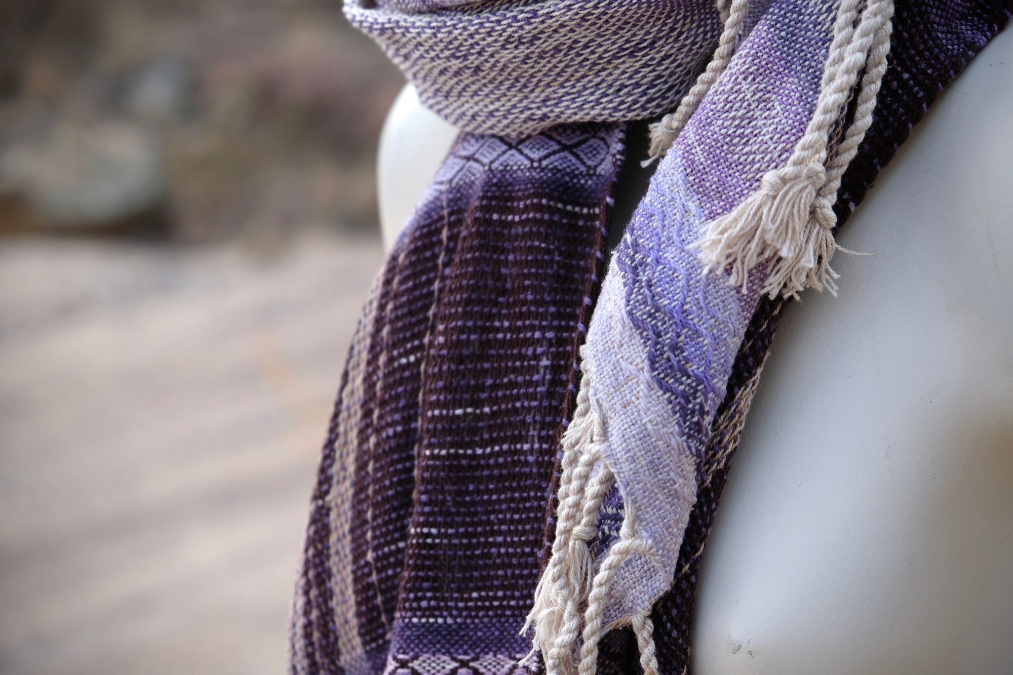 Purple Etherial Scarf