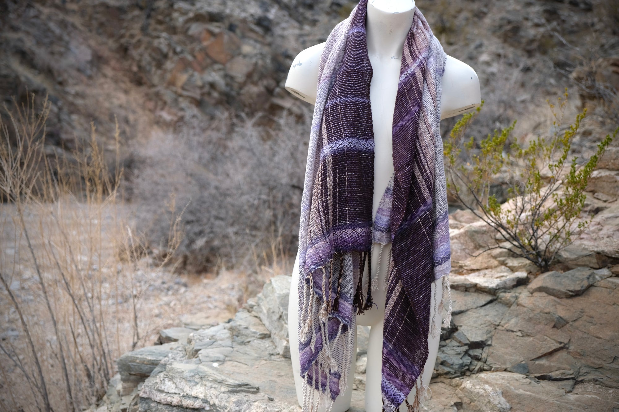 Purple Etherial Scarf
