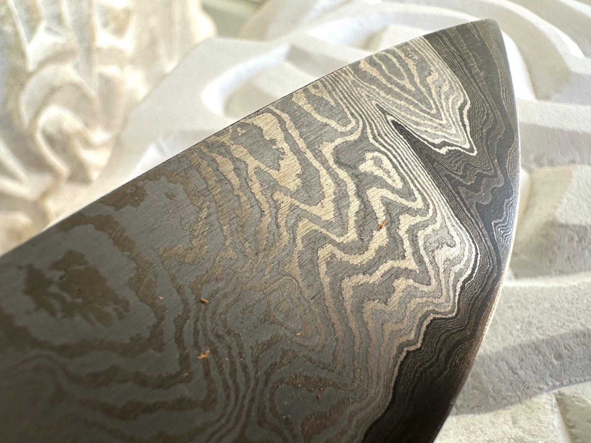 Damascus Knife & Sheath