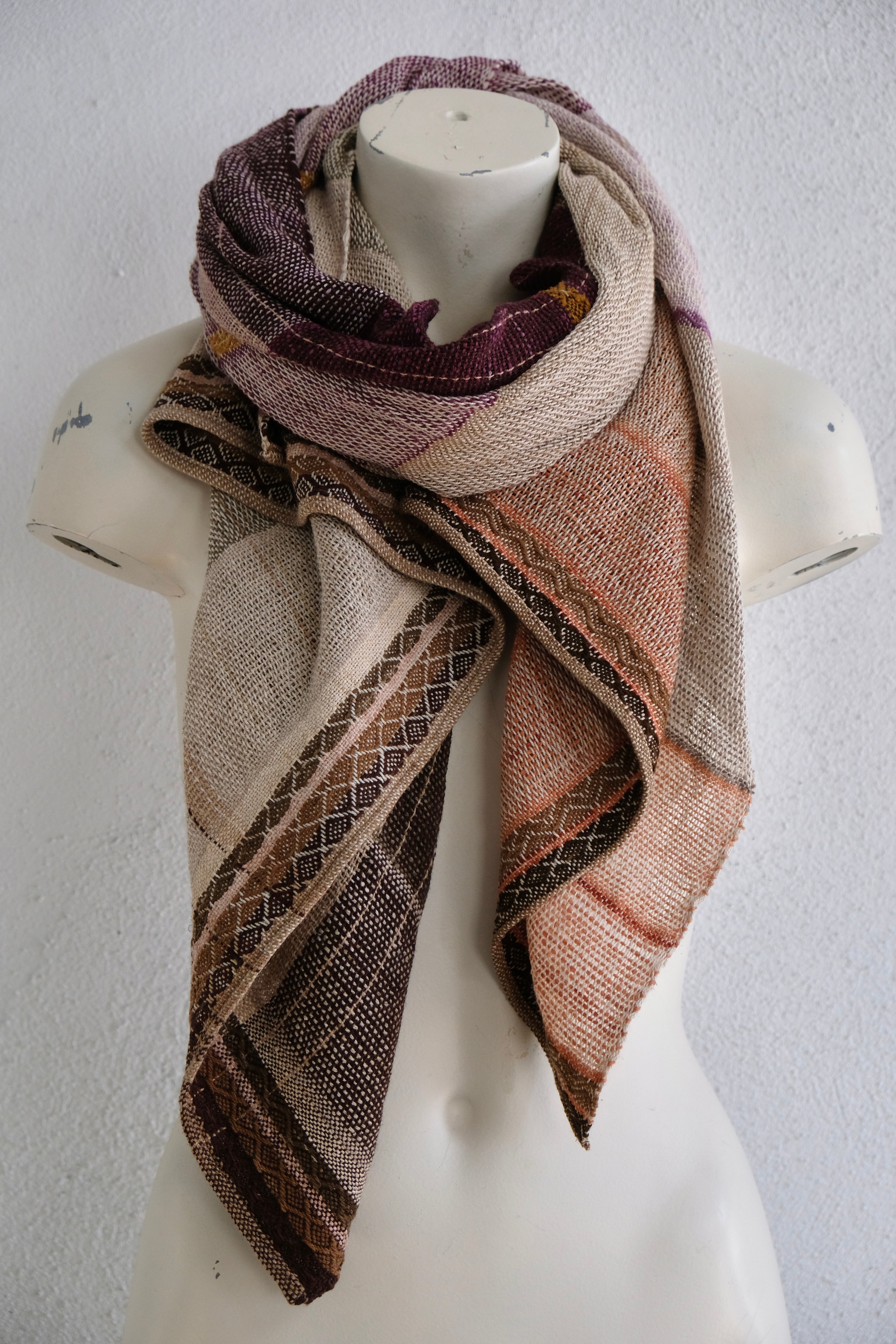 Etherial Scarf - Naturally Dyed