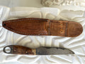 Damascus Knife & Sheath
