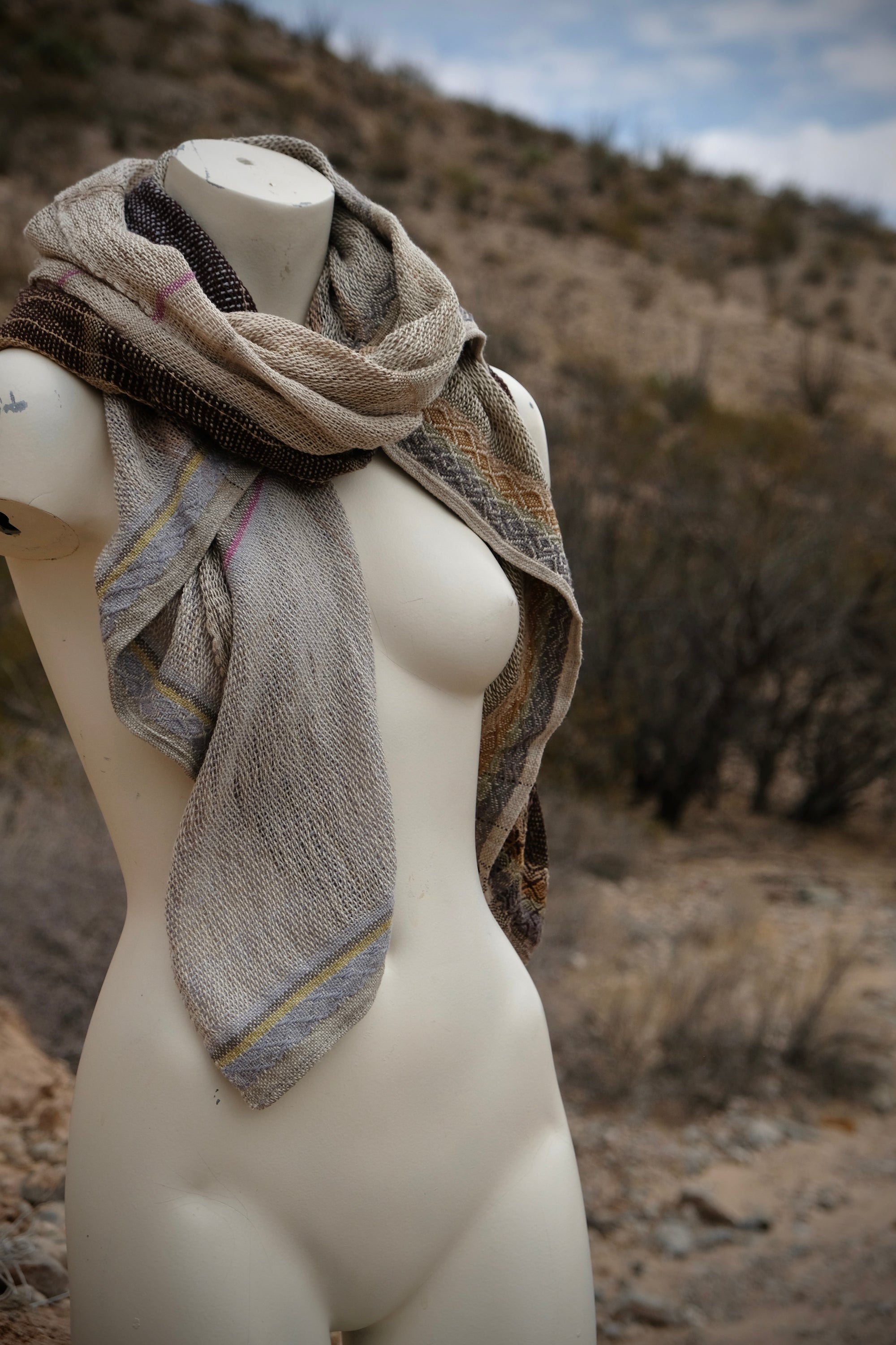 Etherial Scarf - Winter in the Desert
