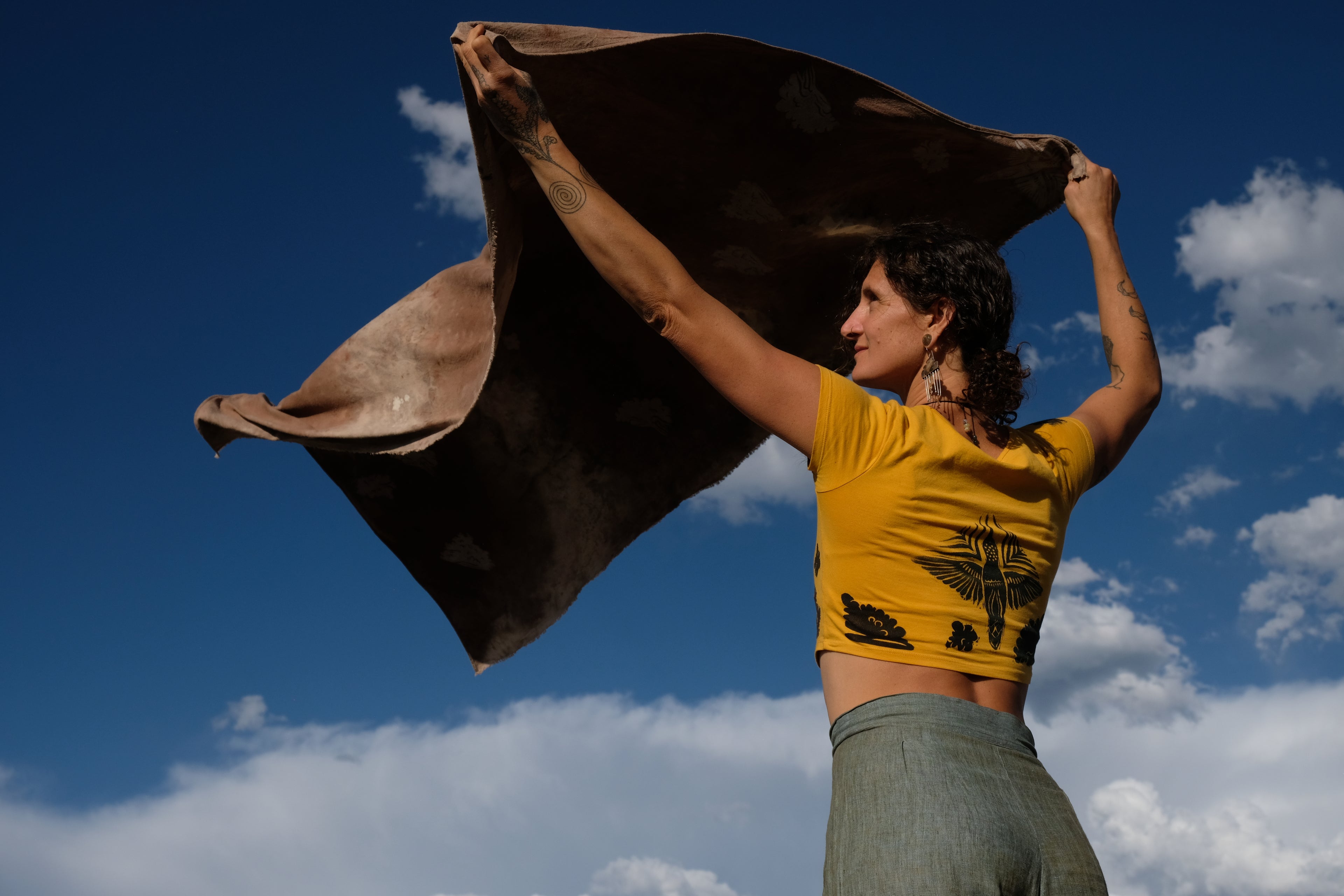 Black Walnut Monsoon Shawl