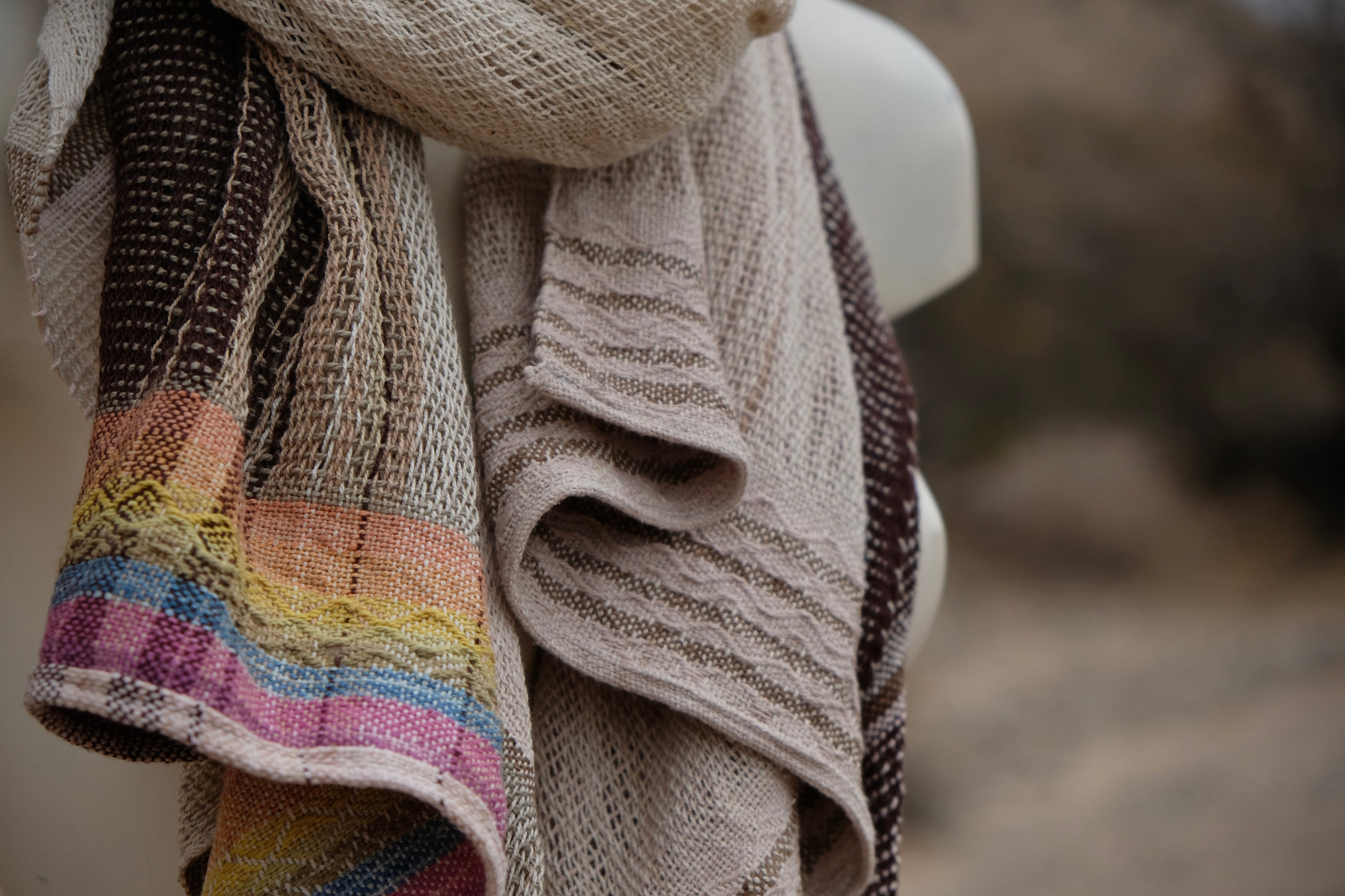Ethereal Scarf - Earth Rainbow