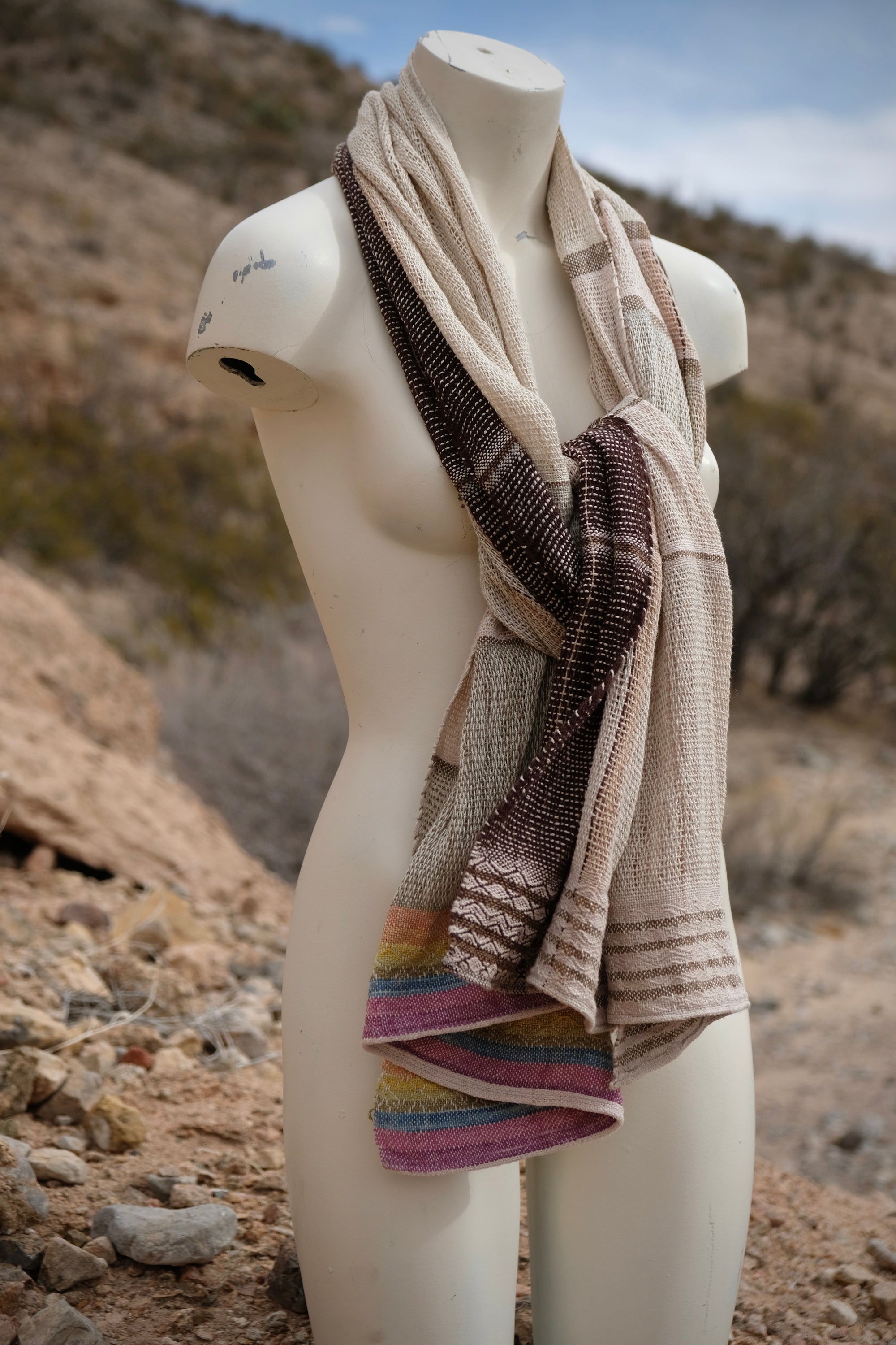 Ethereal Scarf - Earth Rainbow