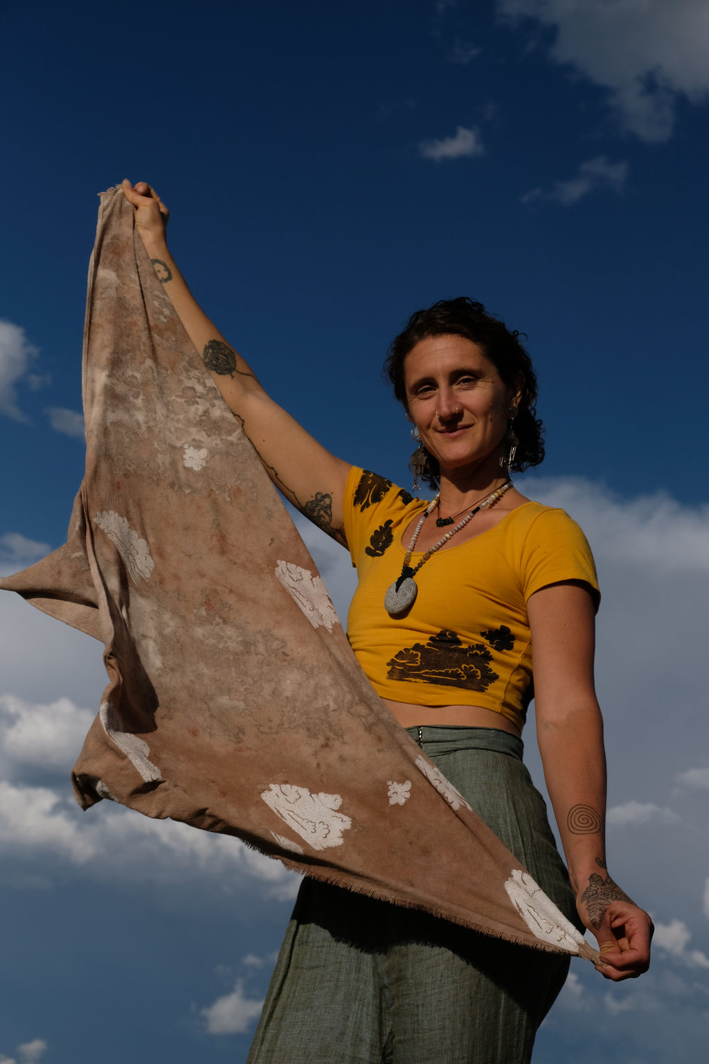Black Walnut Monsoon Scarf