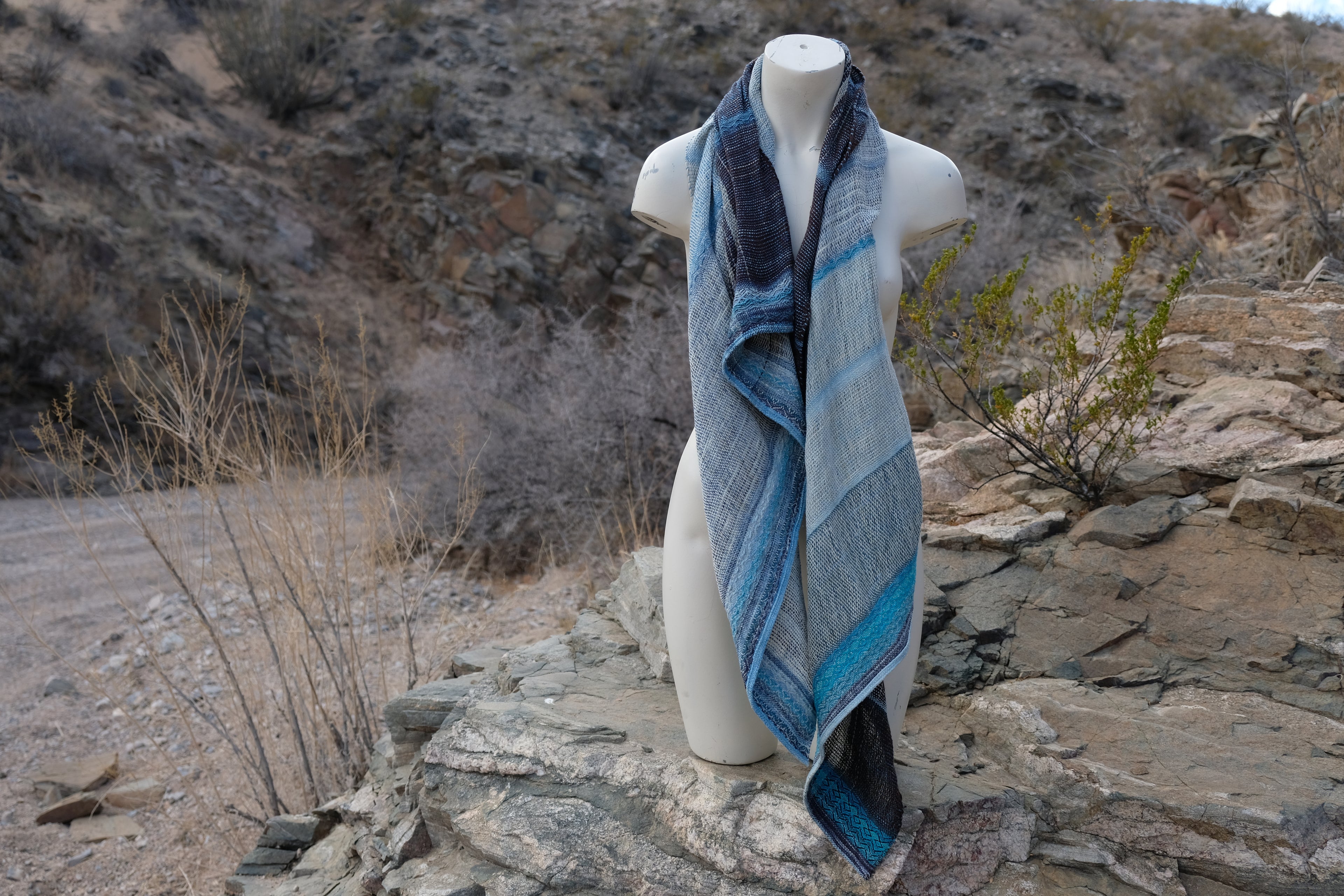 Blue - Etherial Scarf