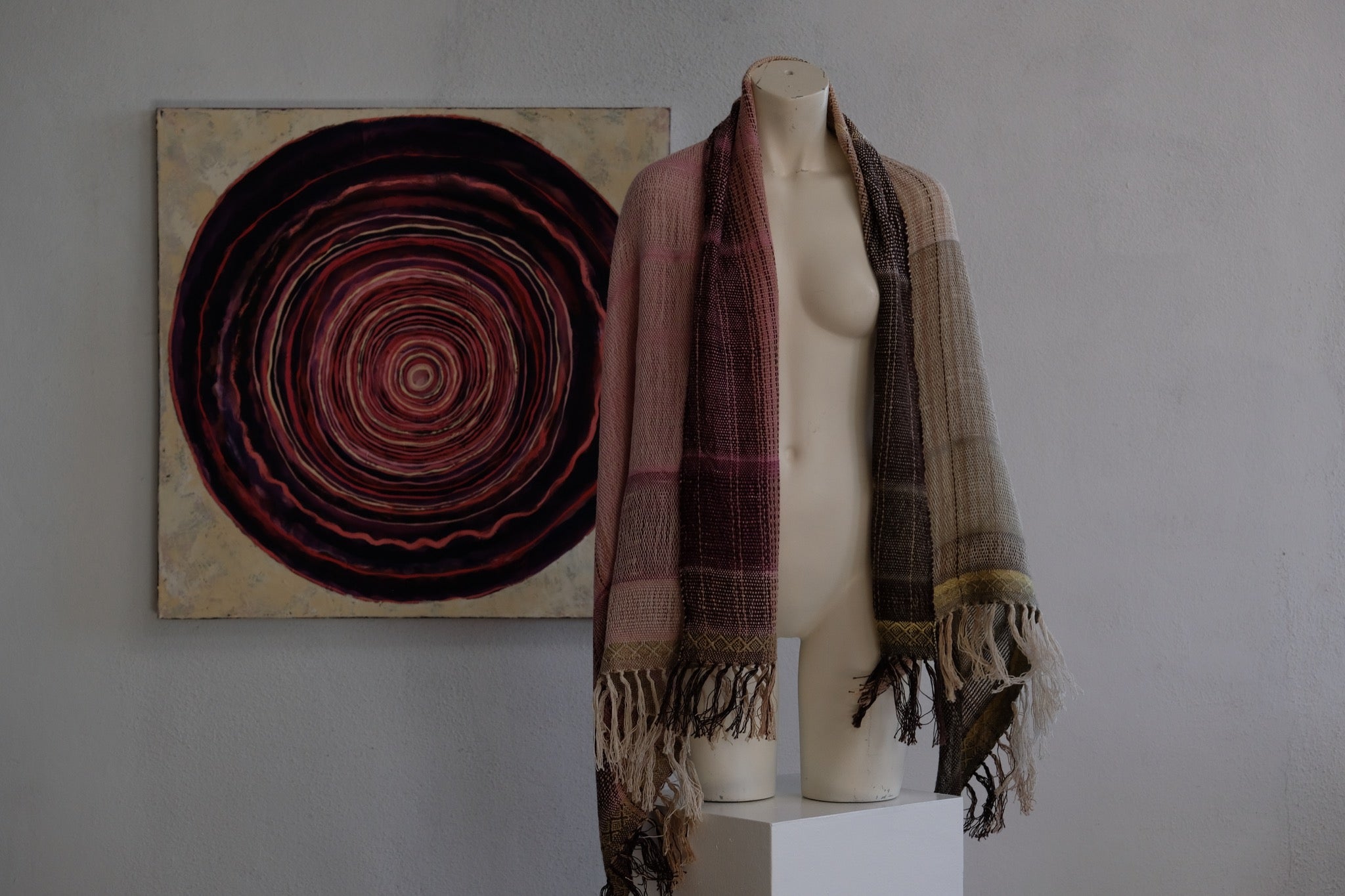 Cochineal Scarf Part : 1