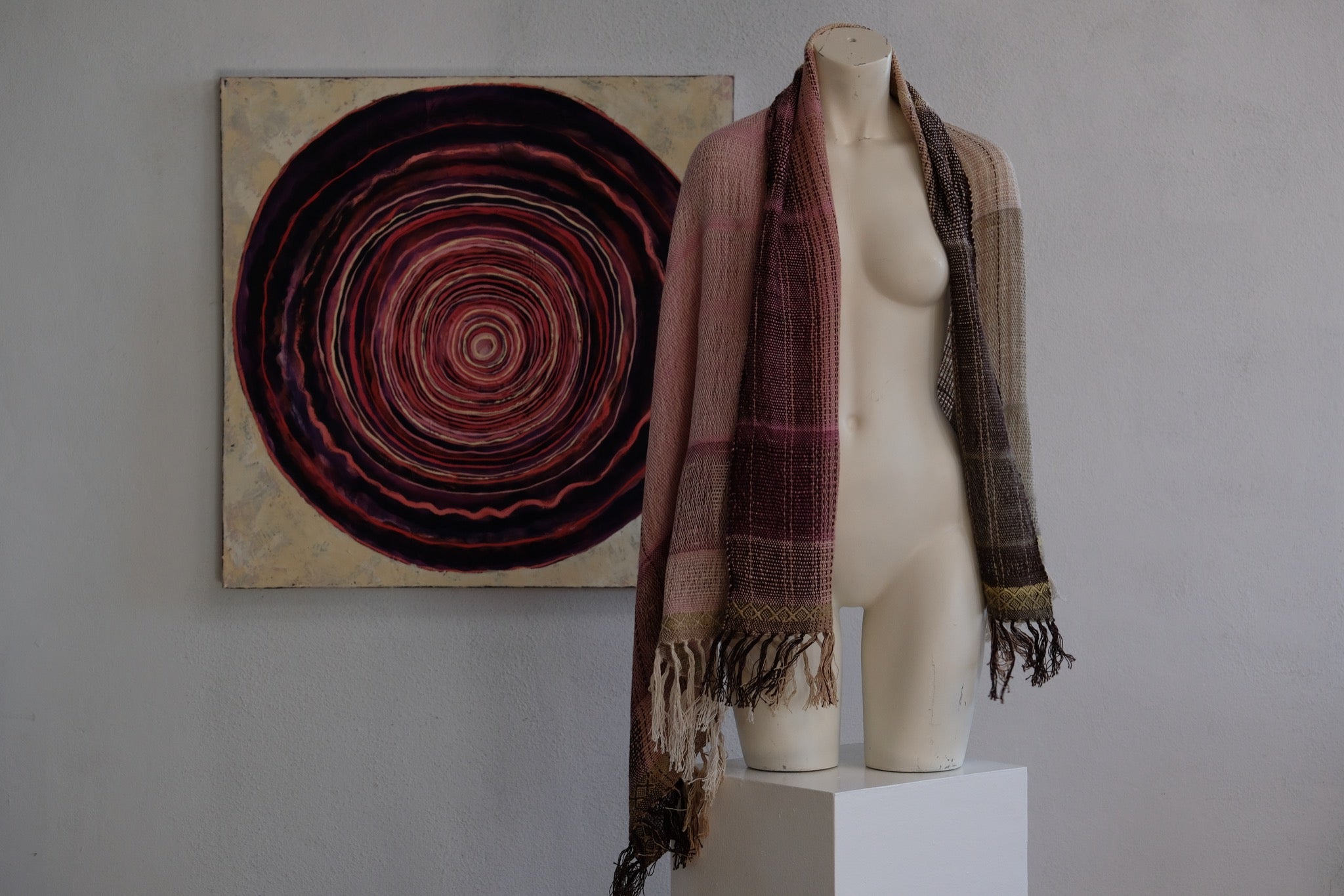 Cochineal Scarf Part : 1