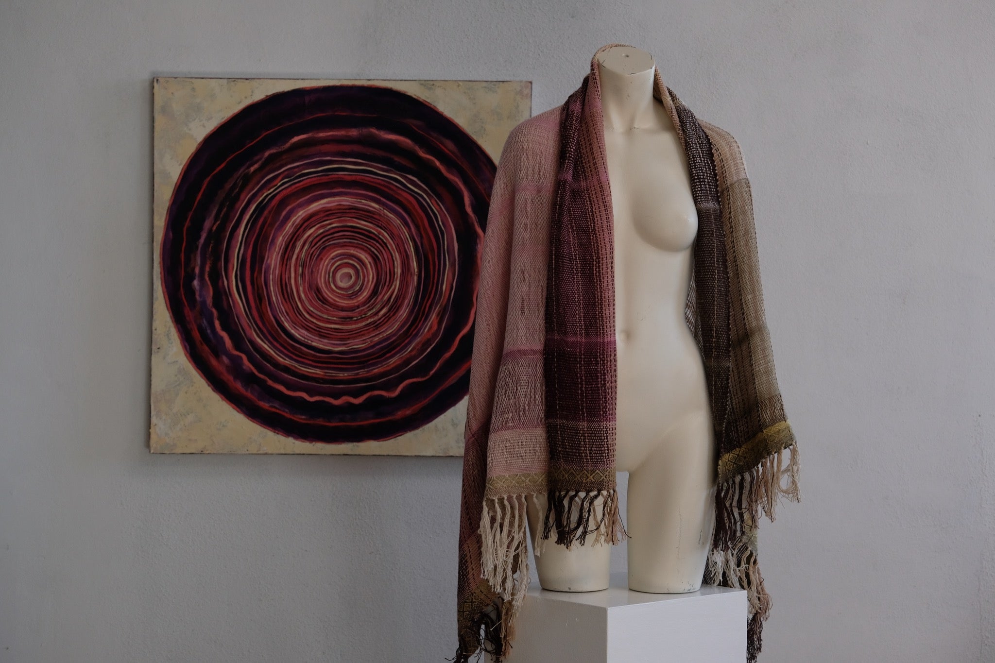 Cochineal Scarf Part : 1