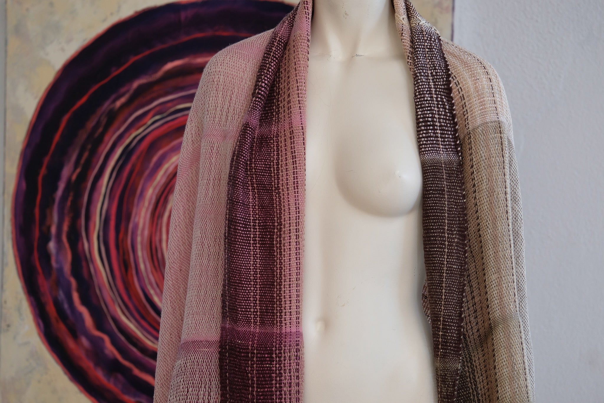 Cochineal Scarf Part : 1