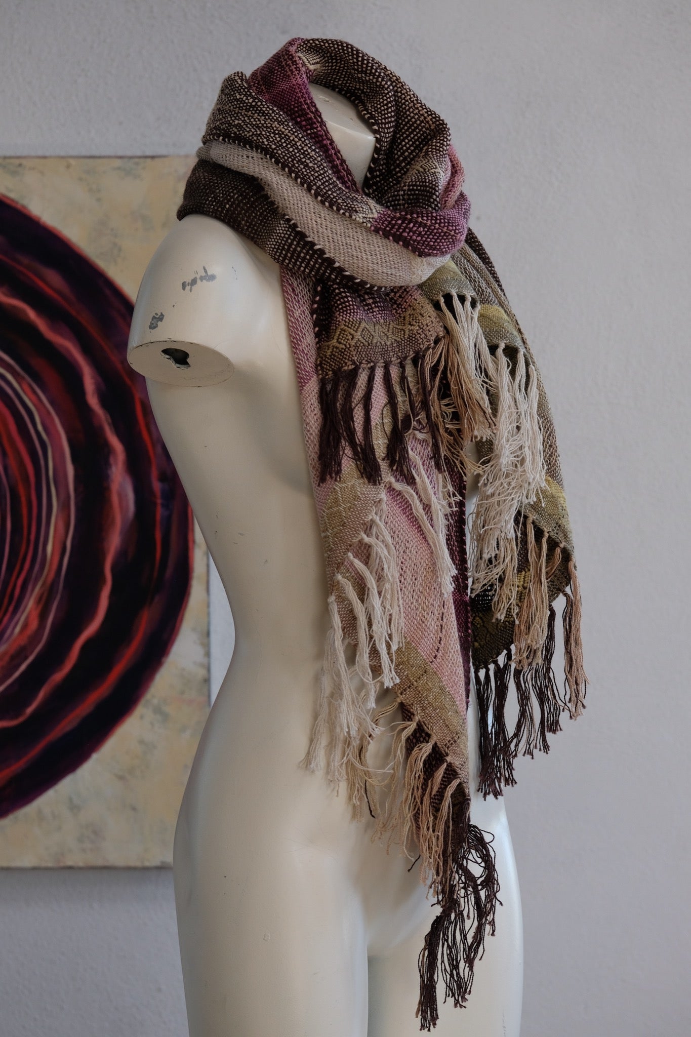 Cochineal Scarf Part : 1