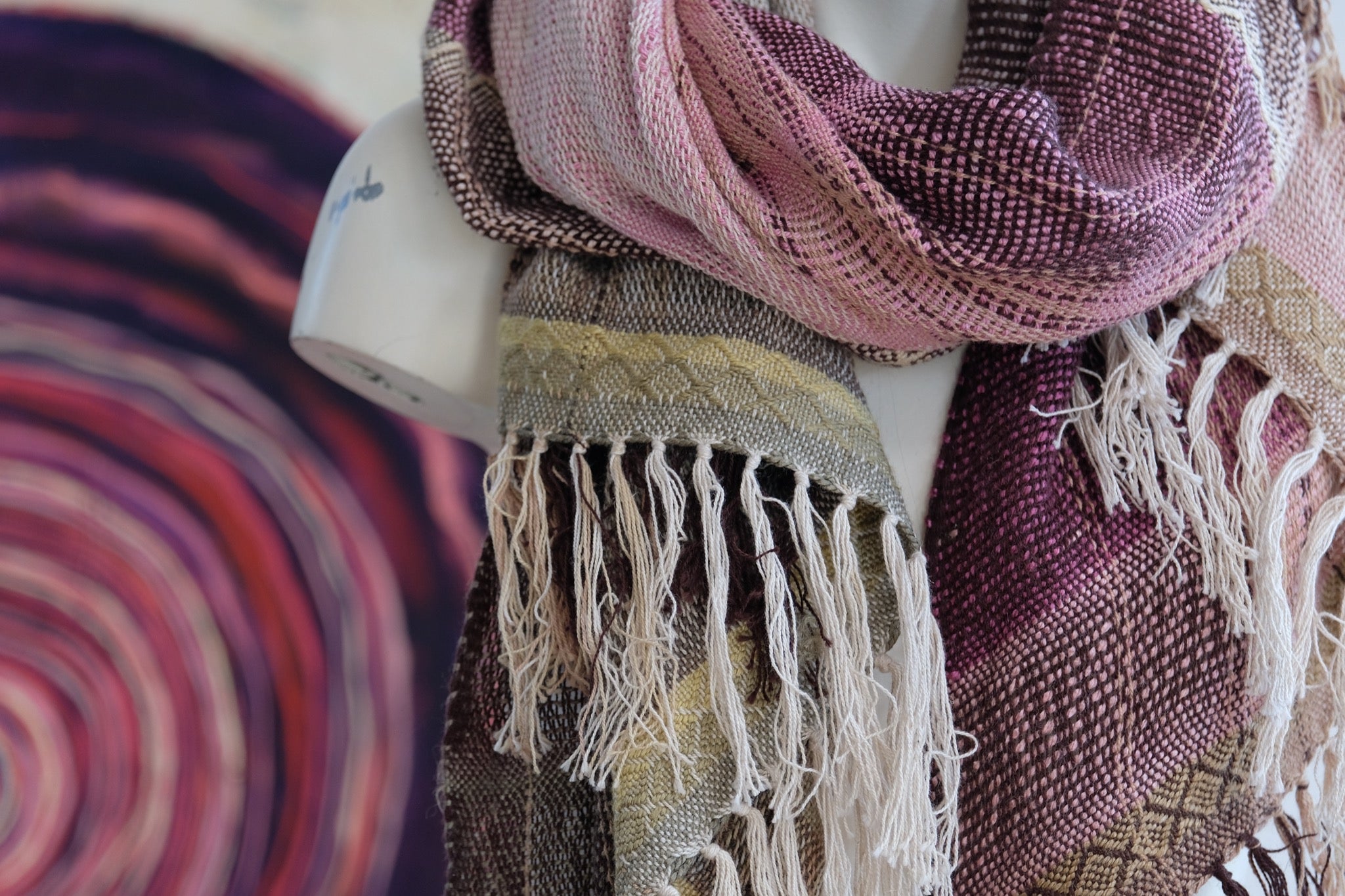 Cochineal Scarf Part : 1