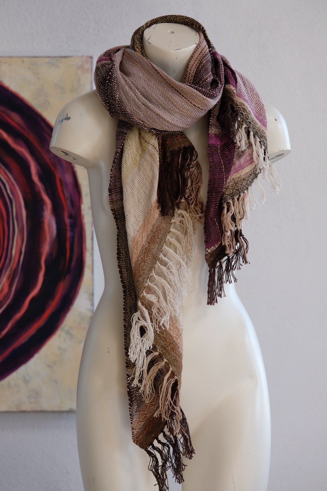 Cochineal Scarf Part : 2