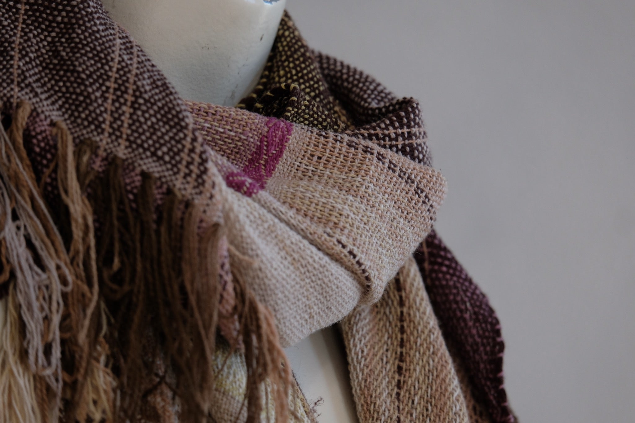 Cochineal Scarf Part : 2