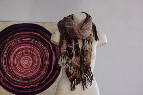 Cochineal Scarf Part : 2
