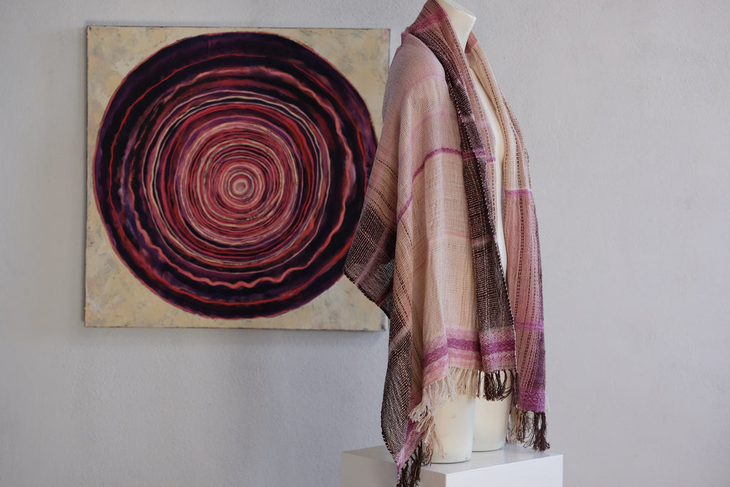 Cochineal Scarf Part : 4