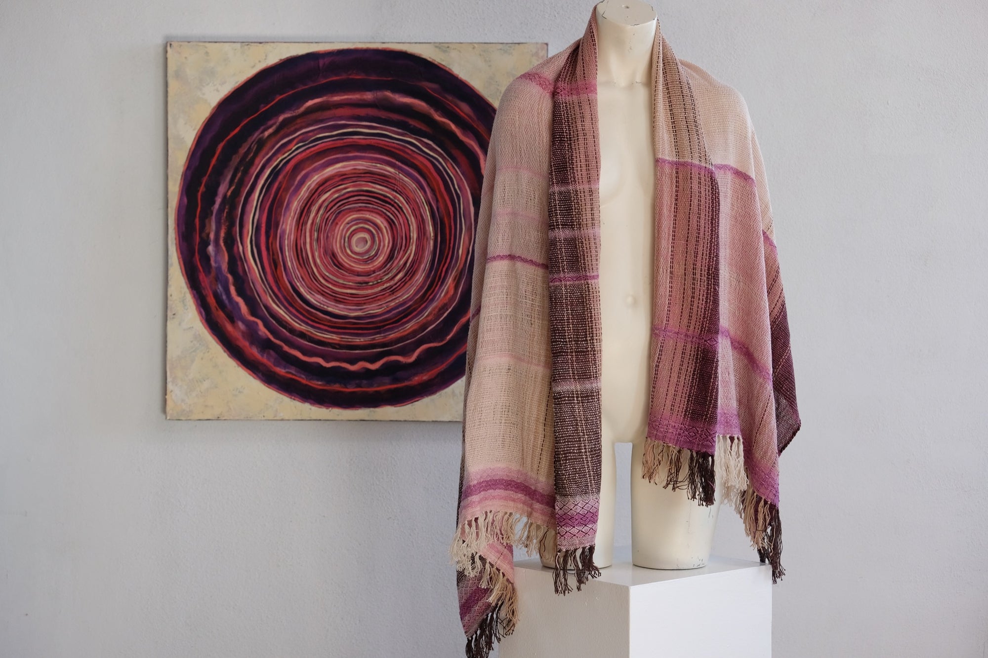 Cochineal Scarf Part : 4