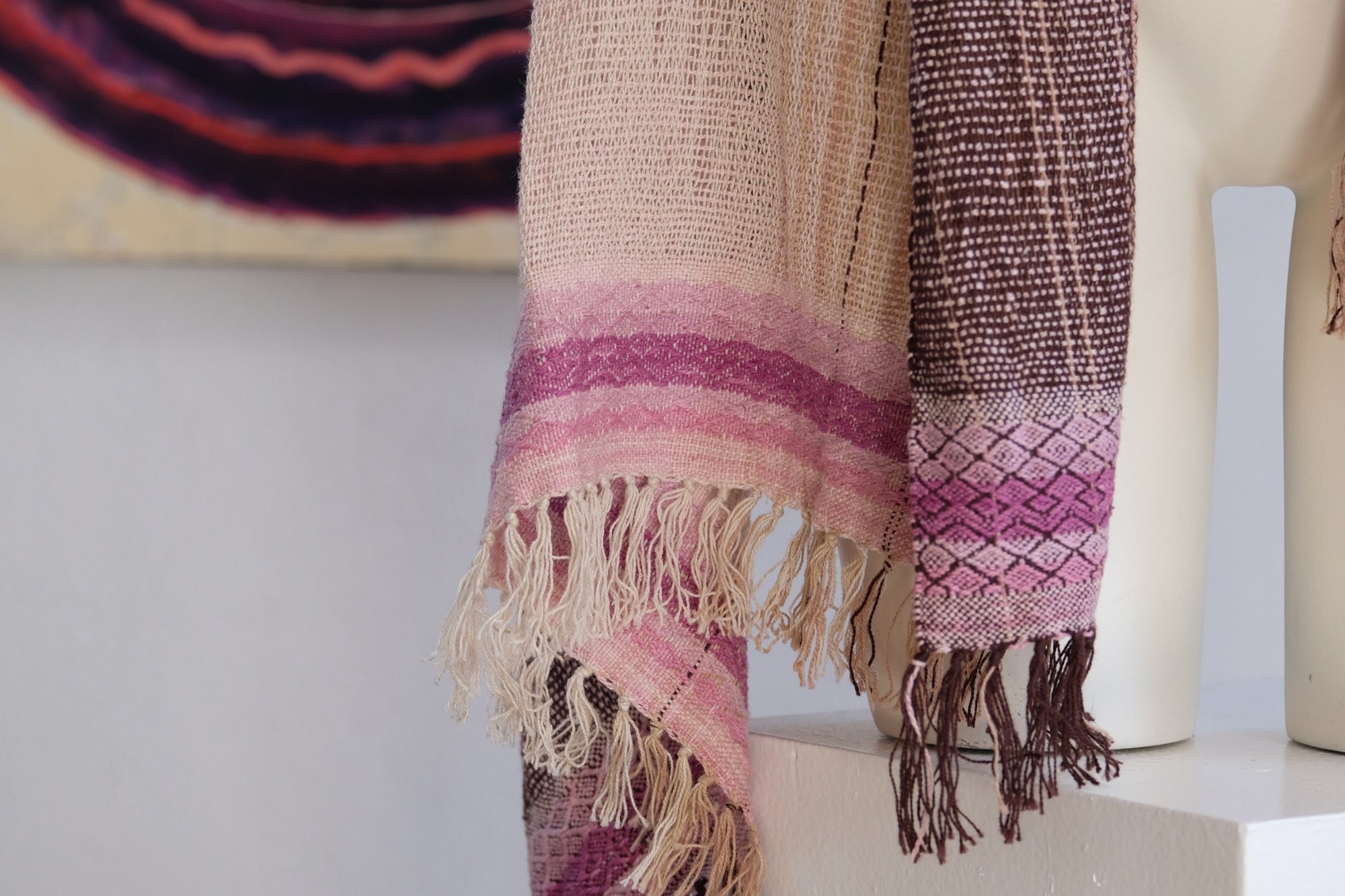 Cochineal Scarf Part : 4