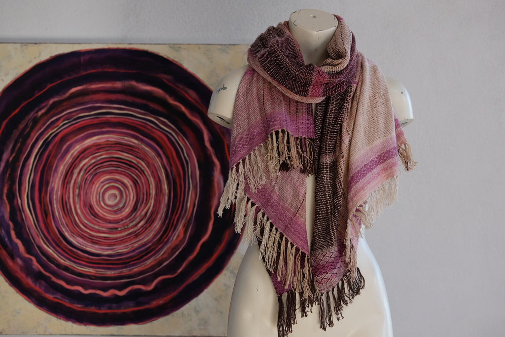 Cochineal Scarf Part : 4