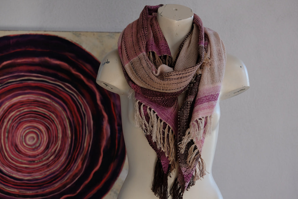 Cochineal Scarf Part : 4