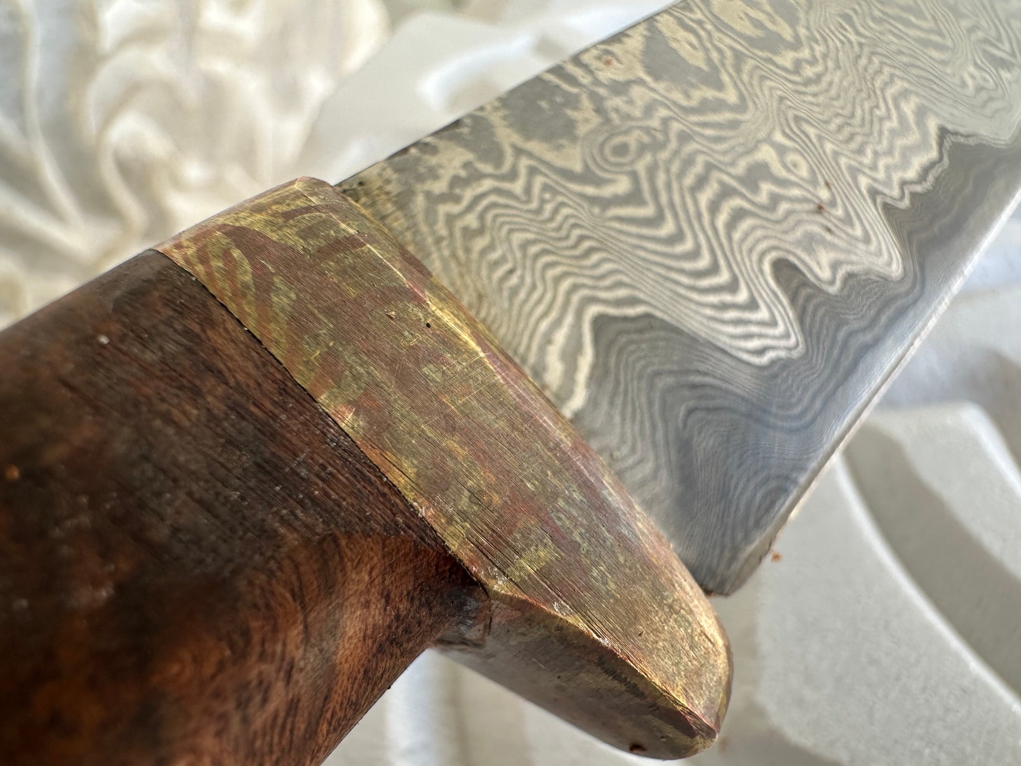 Damascus Knife & Sheath