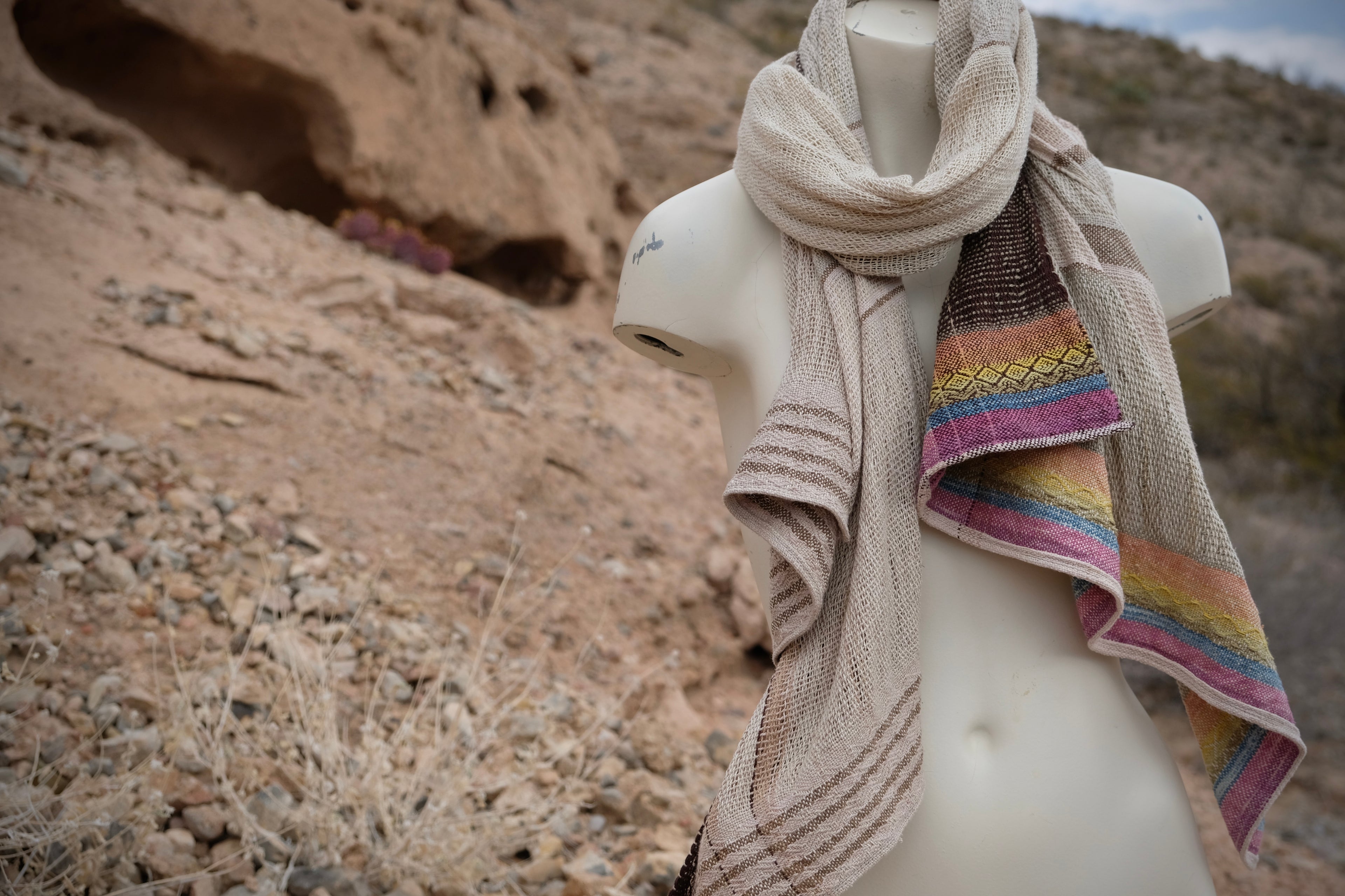 Ethereal Scarf - Earth Rainbow