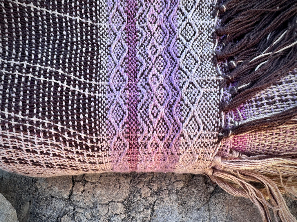 Cochineal Etherial Scarf