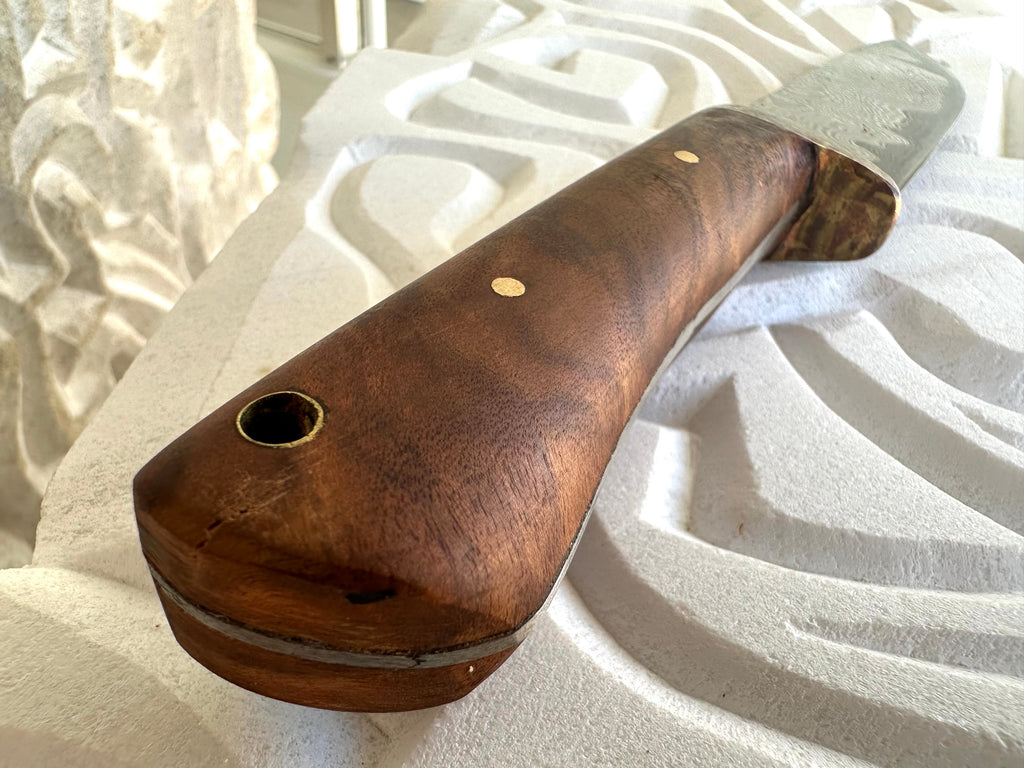 Damascus Knife & Sheath