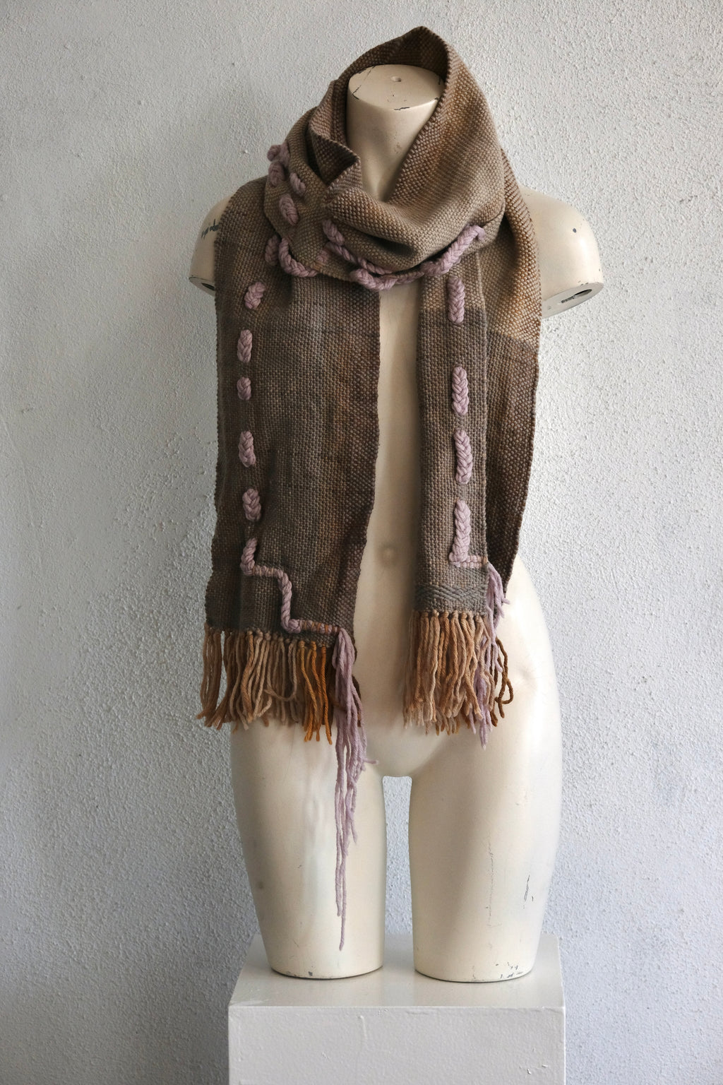 Merino Braid Scarf : 1