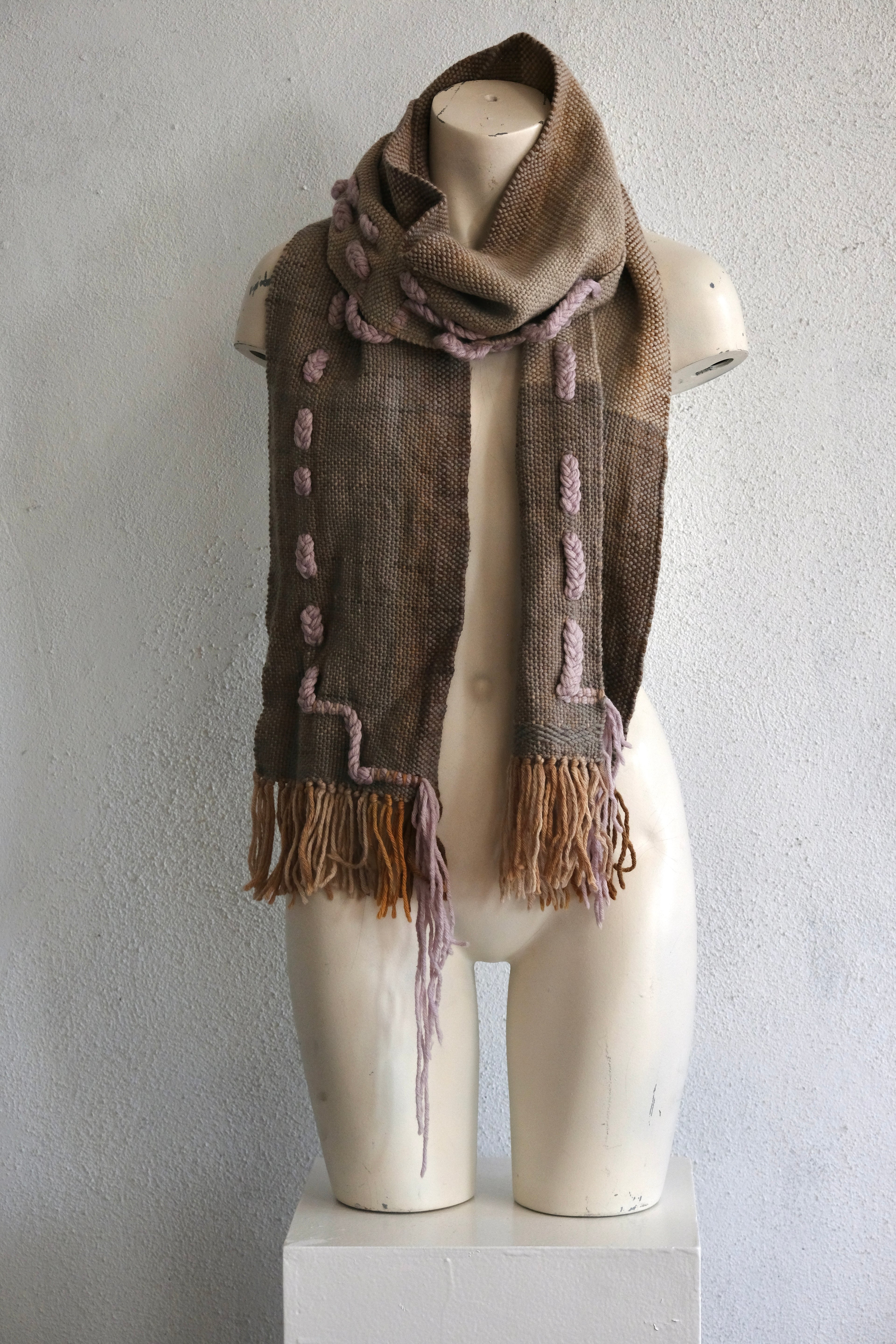 Merino Braid Scarf : 1
