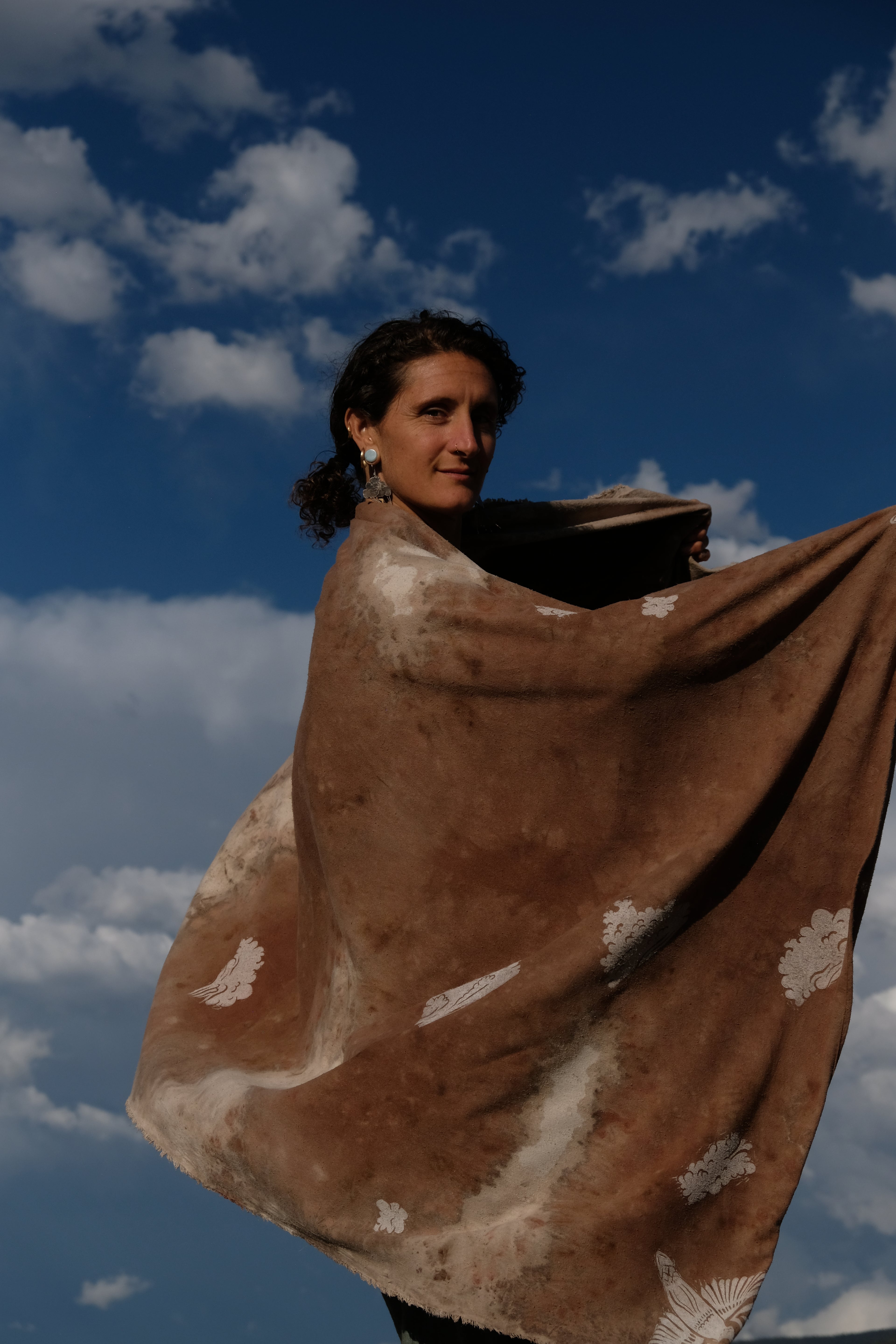 Black Walnut Monsoon Shawl