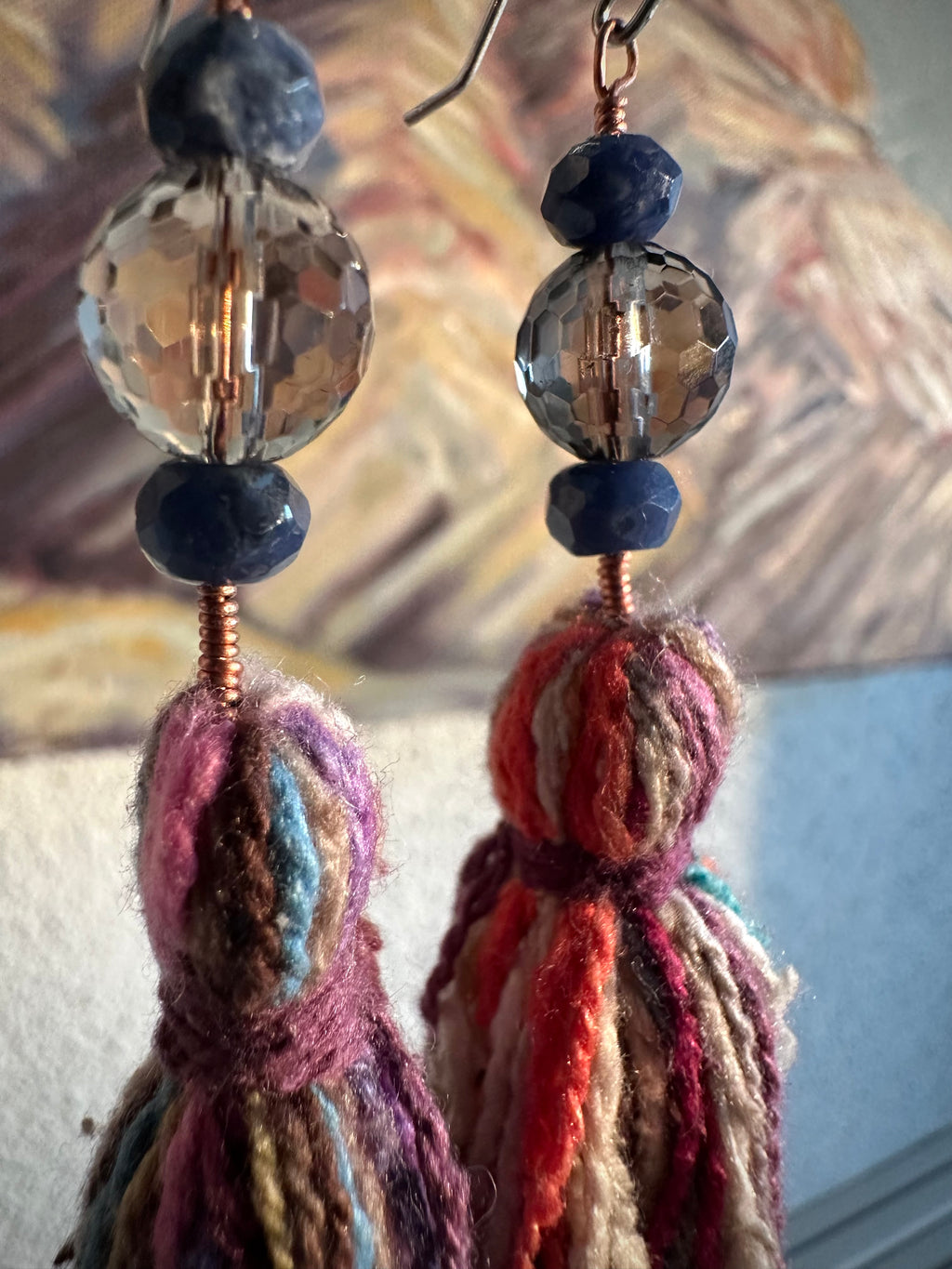 Smoky Quartz, Lápiz & Raw Silk