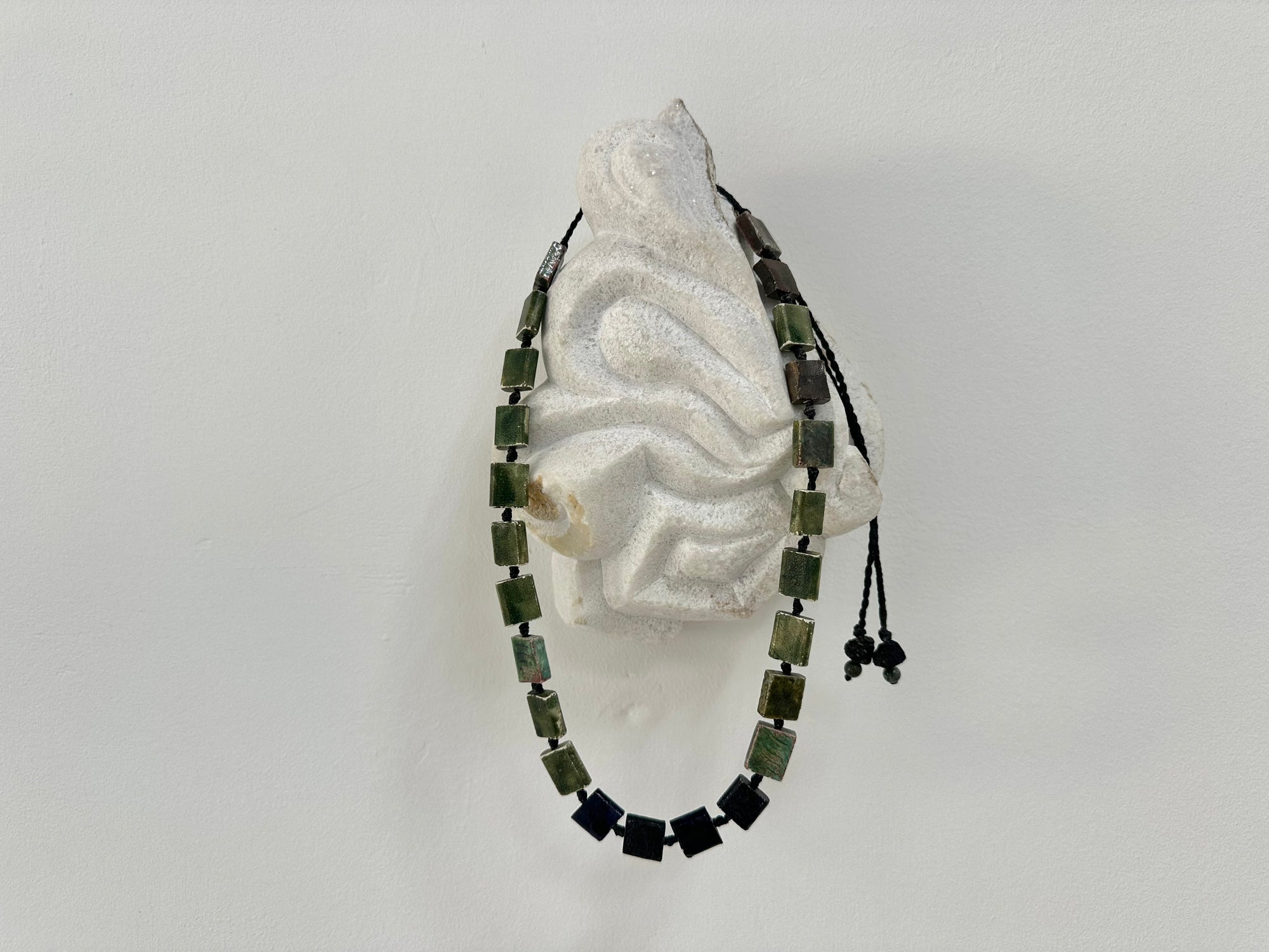 Evergreen Raku Adornment