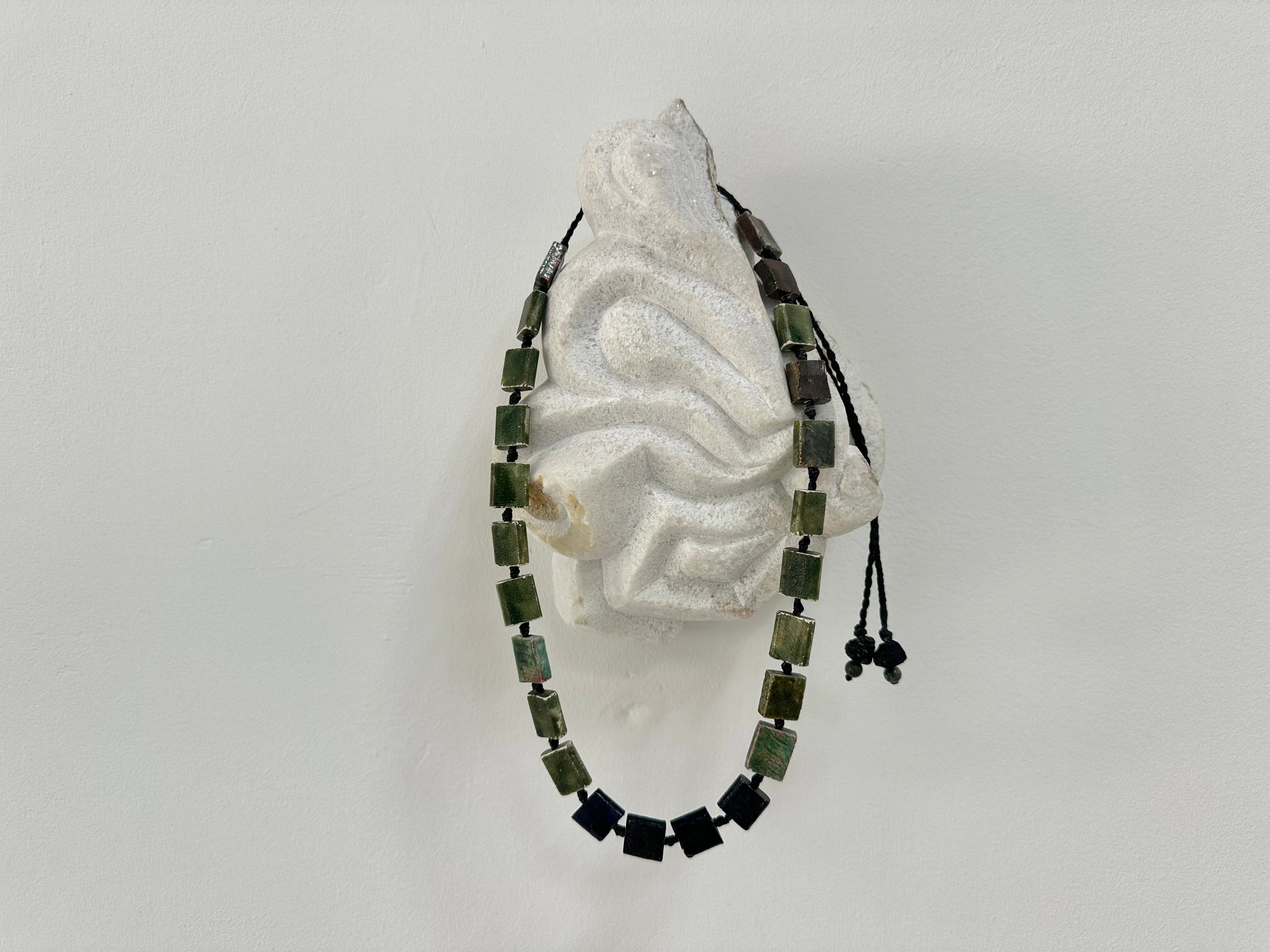 Evergreen Raku Adornment