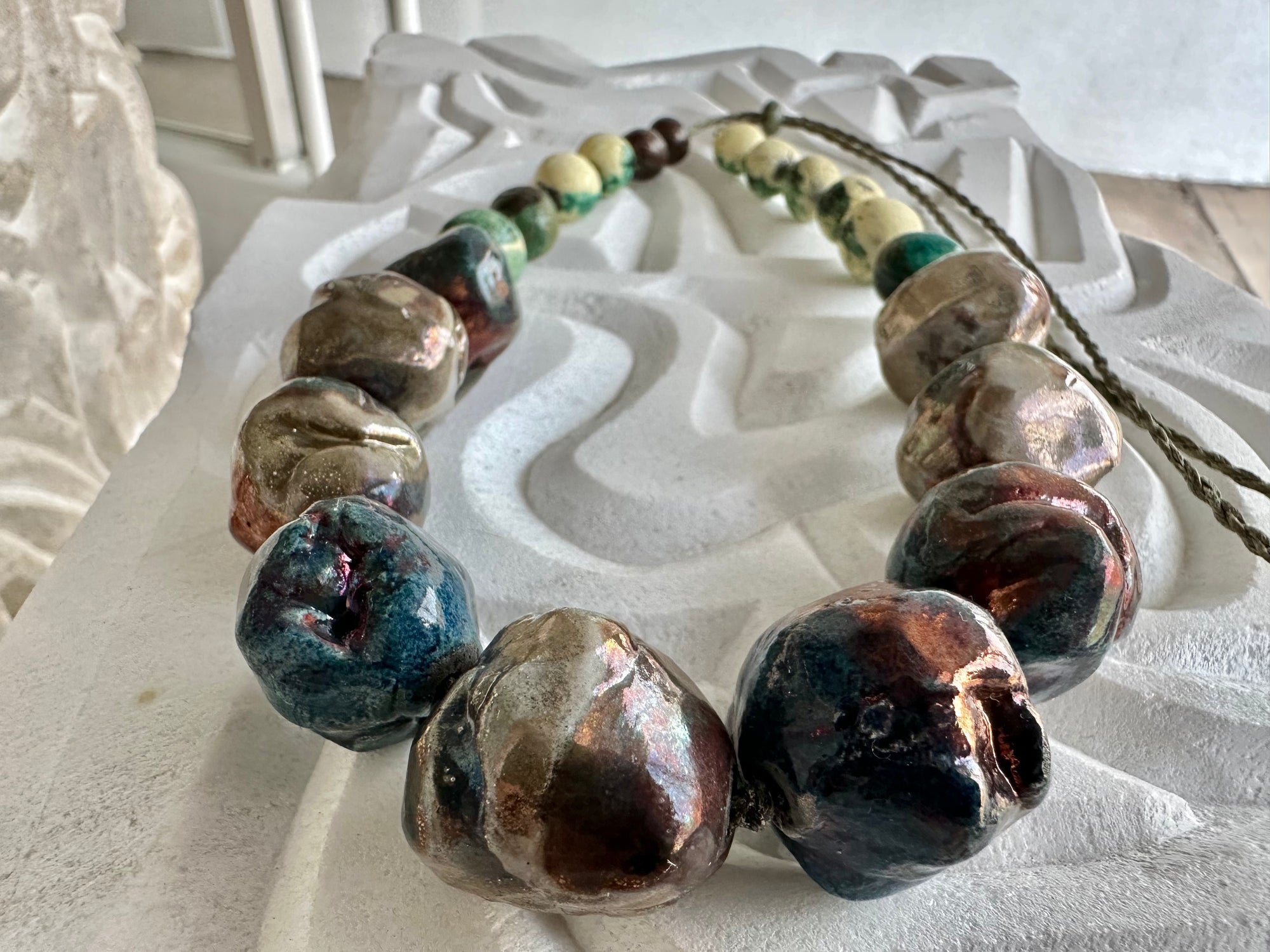 Volcanic Flow Raku