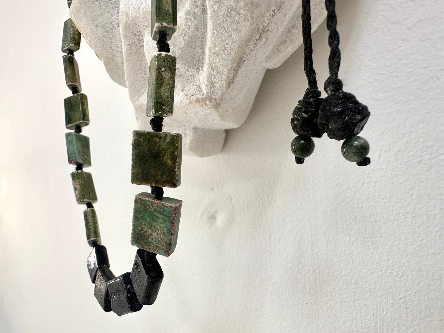 Evergreen Raku Adornment